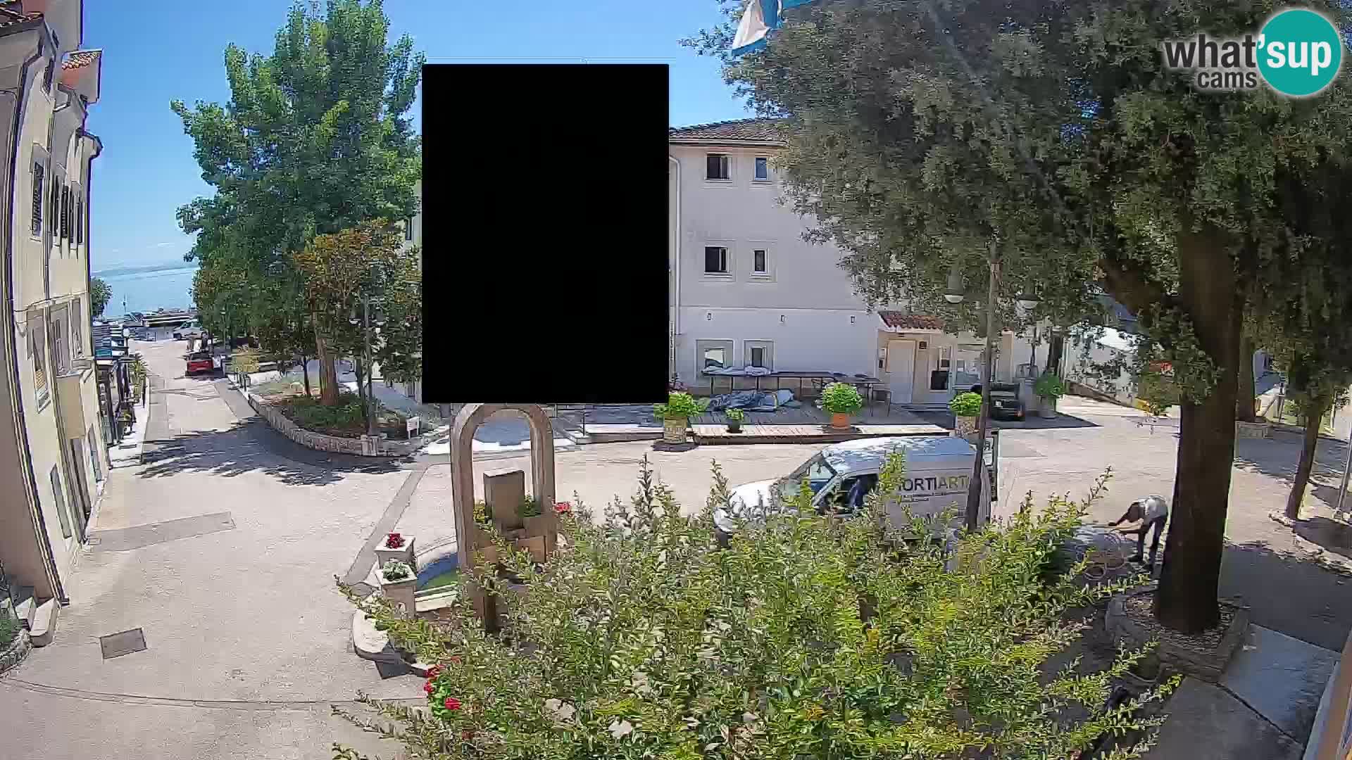 Webcam Mošćenička Draga Zentrum – Liveblick auf das Ortszentrum