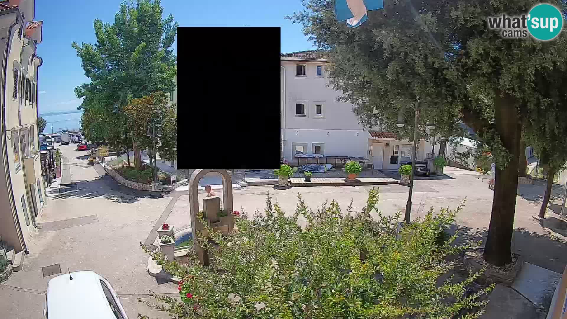Webcam Mošćenička Draga Center – Live View of the Town Center