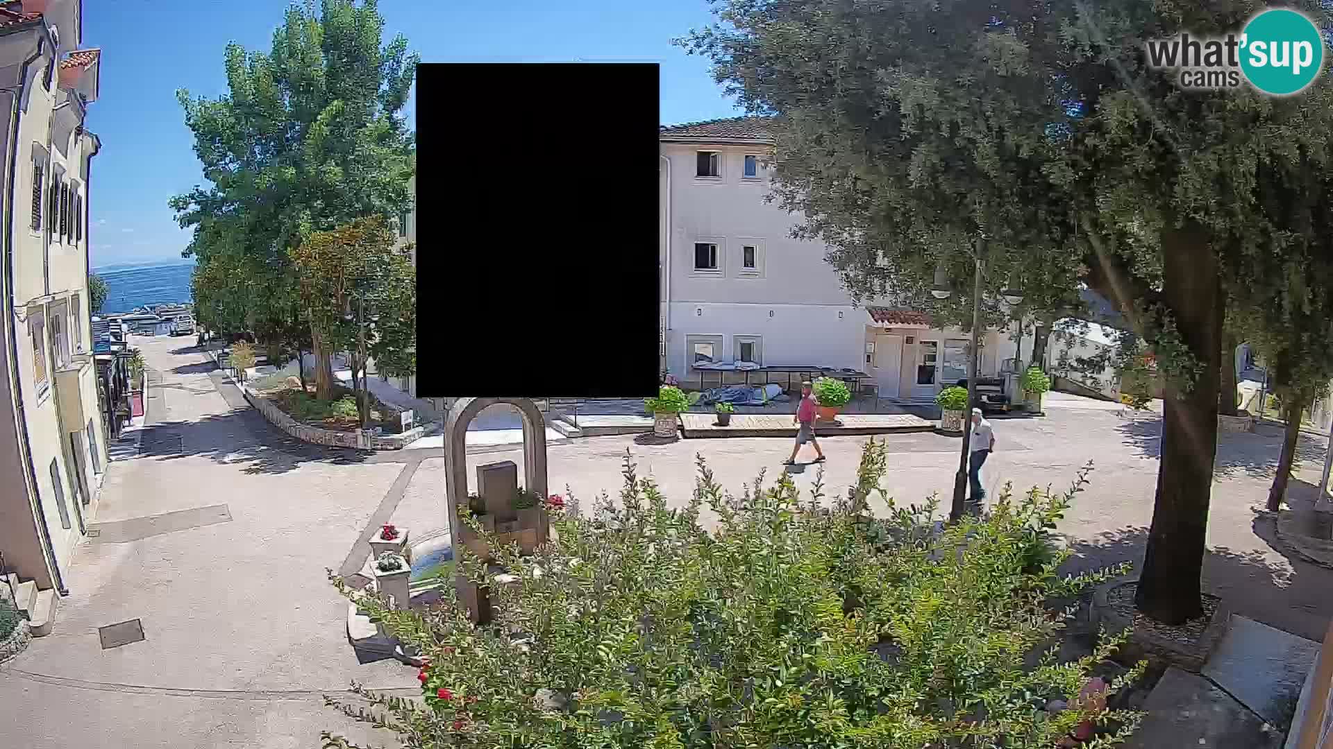 Webcam Centro Draga di Moschiena – Vista live sul centro