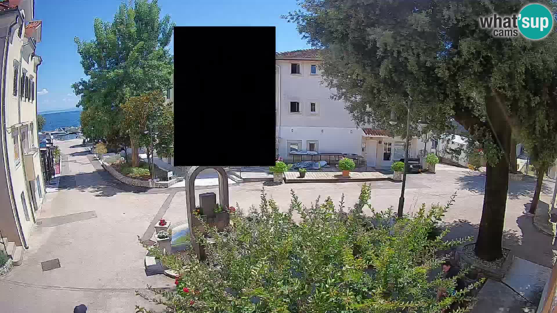 Webcam Centro Draga di Moschiena – Vista live sul centro