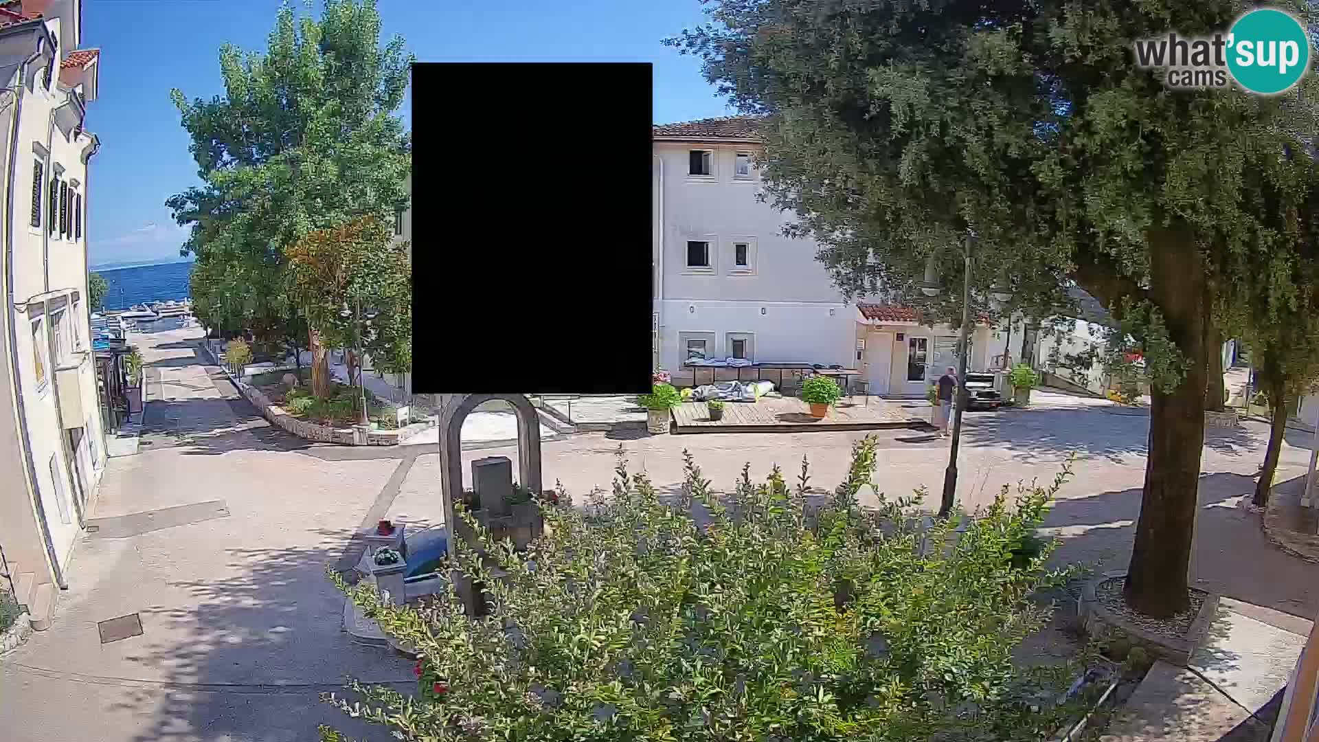 Webcam Centre de Mošćenička Draga – Vue en direct du centre-ville