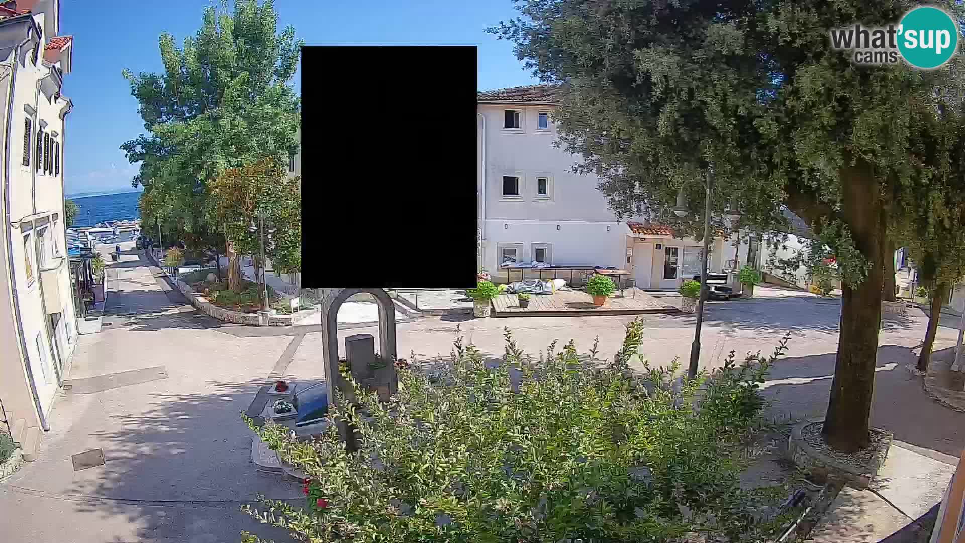 Web kamera centar Mošćeničke Drage – Pogled uživo