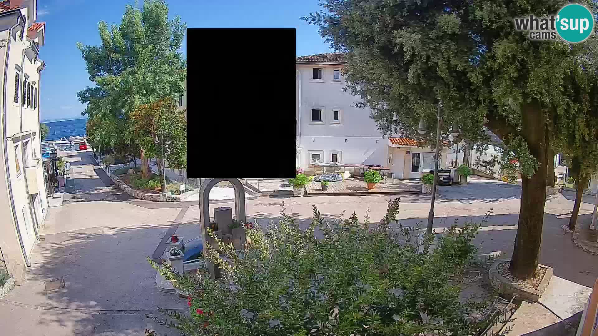 Webcam centre de Mošćenička Draga – Vue en direct du centre-ville