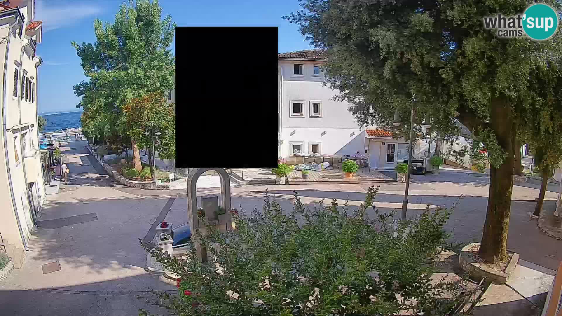 Webcam Mošćenička Draga Zentrum – Liveblick auf das Ortszentrum