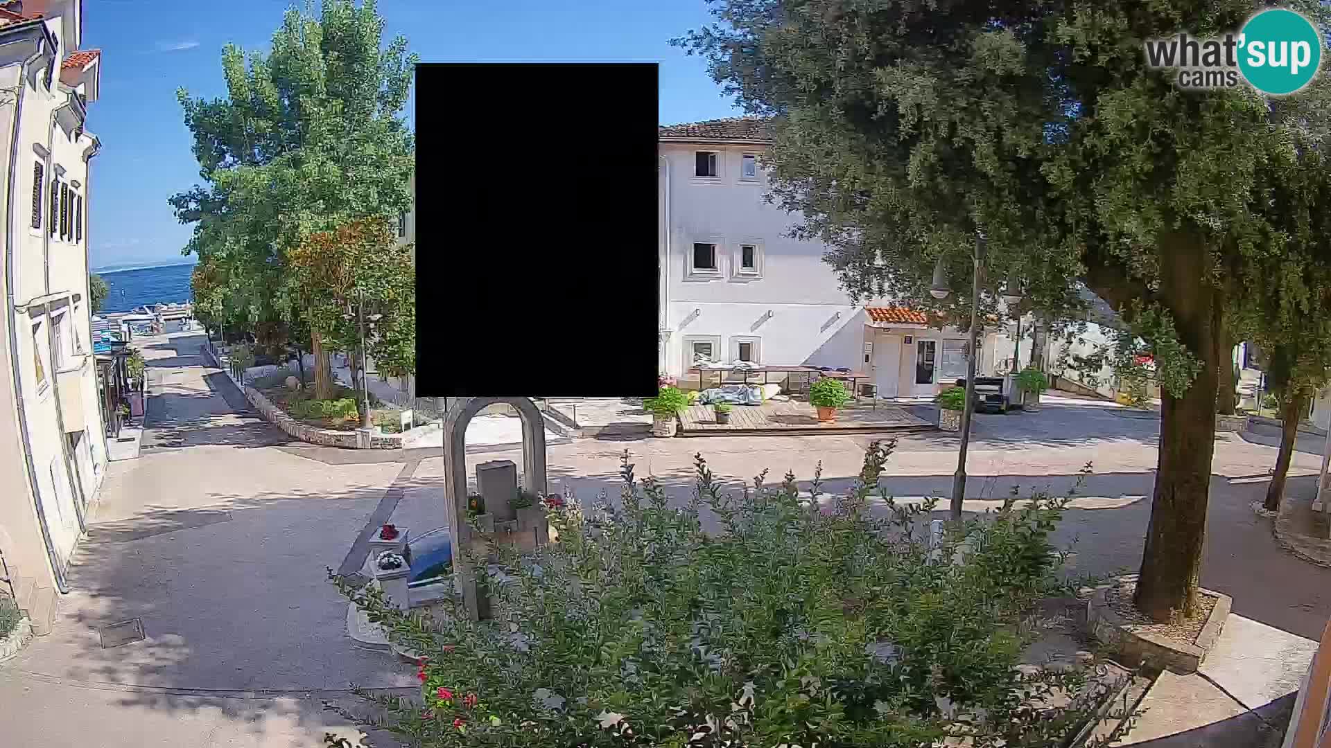 Webcam centre de Mošćenička Draga – Vue en direct du centre-ville