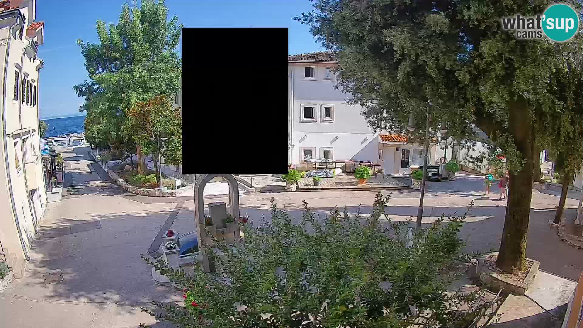 Webcam centre de Mošćenička Draga – Vue en direct du centre-ville