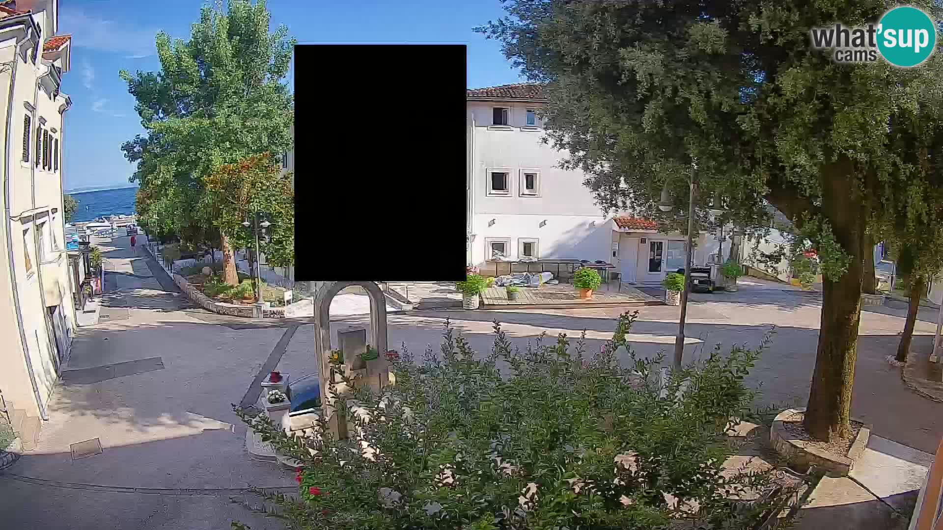 Web kamera centar Mošćeničke Drage – Pogled uživo