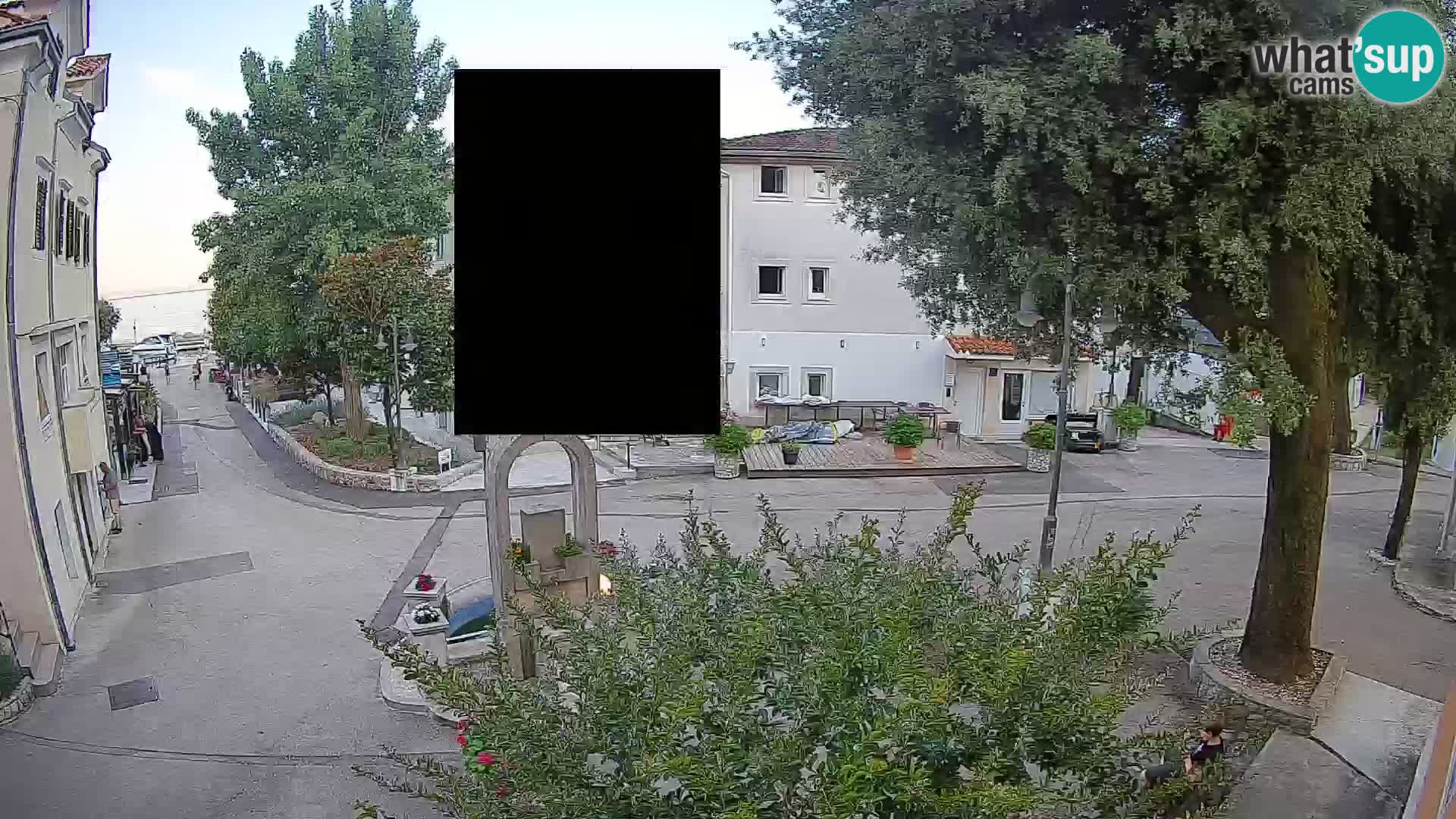 Webcam Mošćenička Draga Center – Live View of the Town Center
