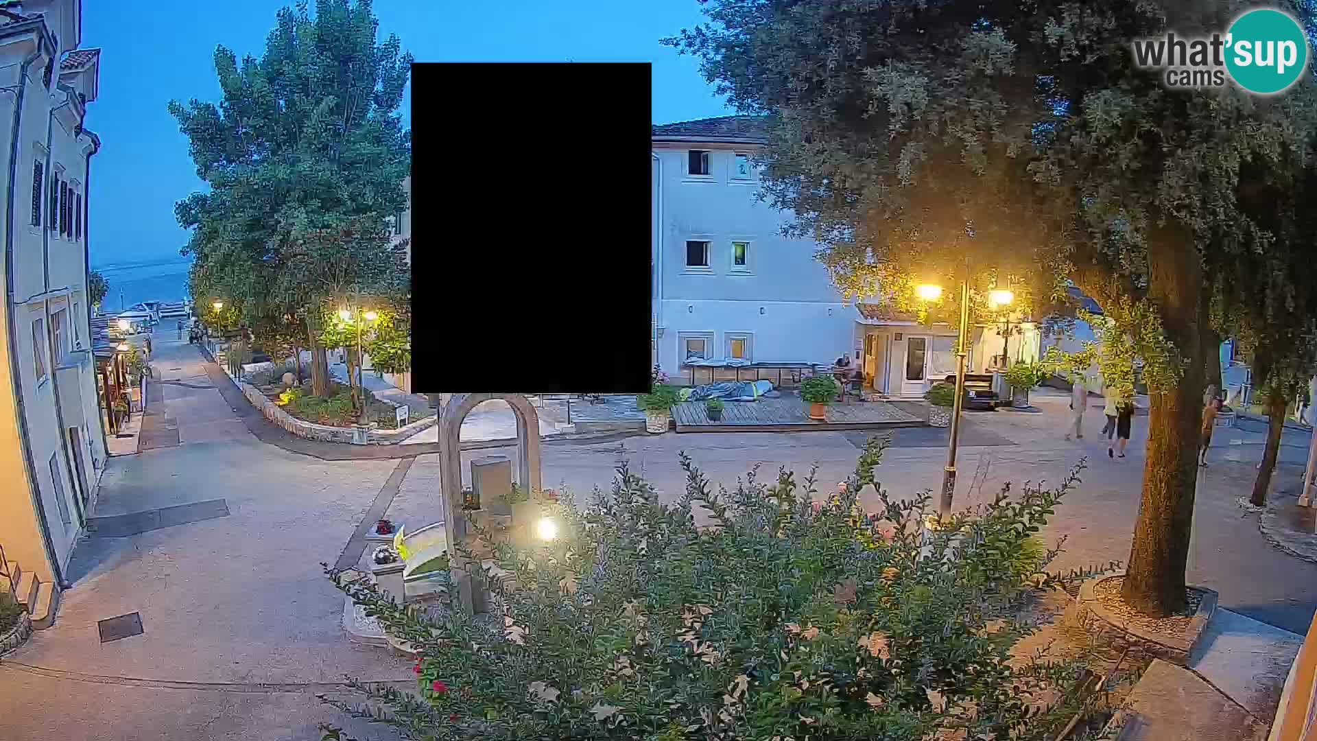 Webcam Mošćenička Draga Center – Live View of the Town Center