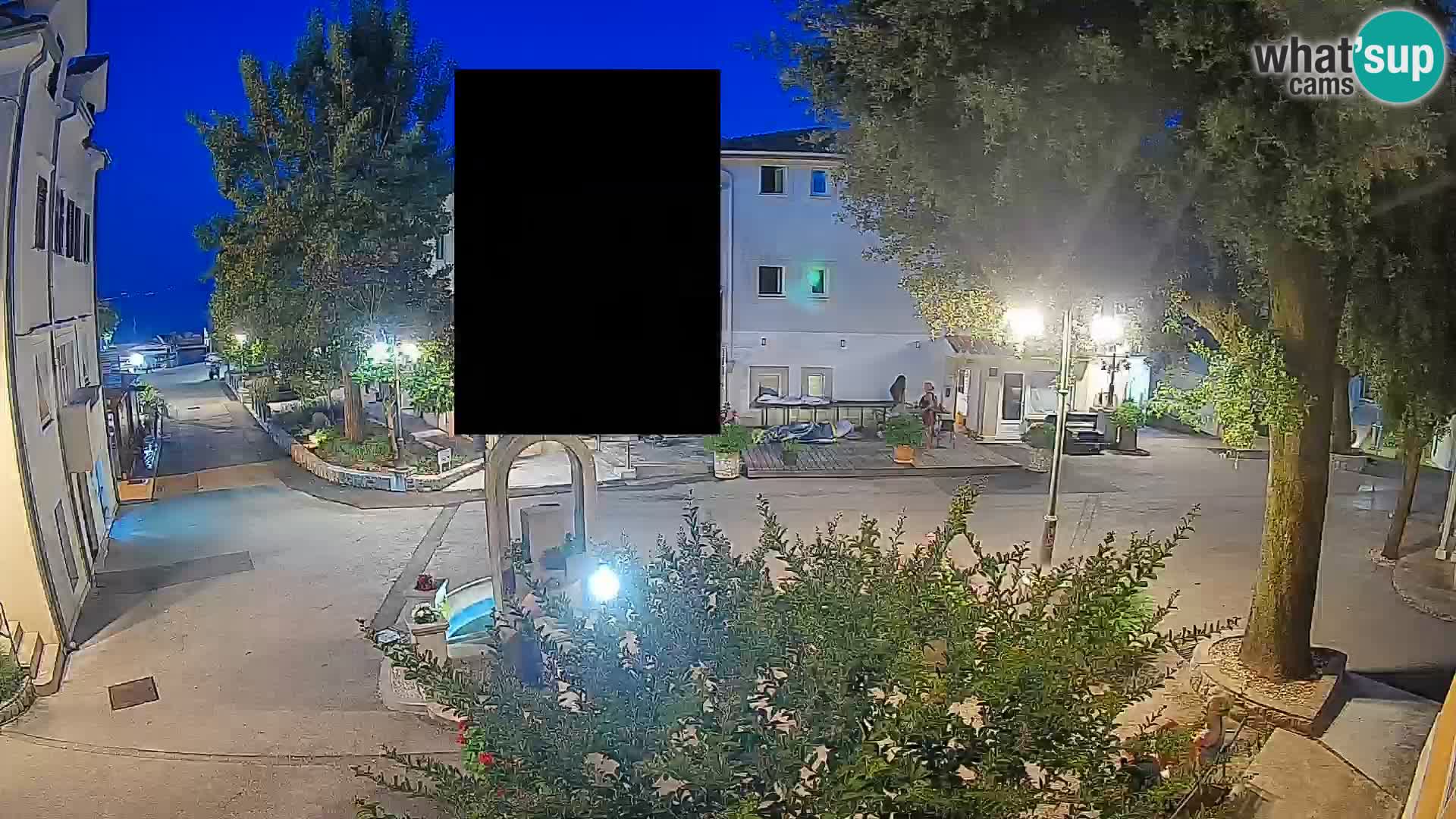 Webcam Mošćenička Draga Center – Live View of the Town Center