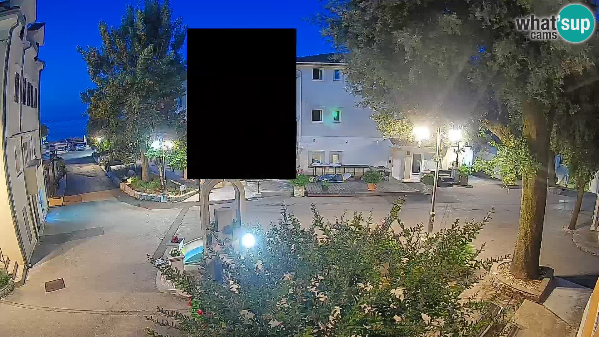 Webcam Centro Draga di Moschiena – Vista live sul centro