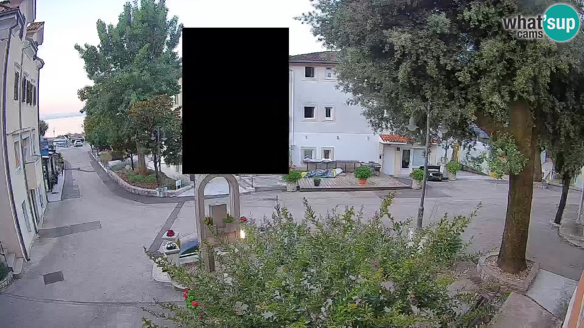 Webcam centre de Mošćenička Draga – Vue en direct du centre-ville