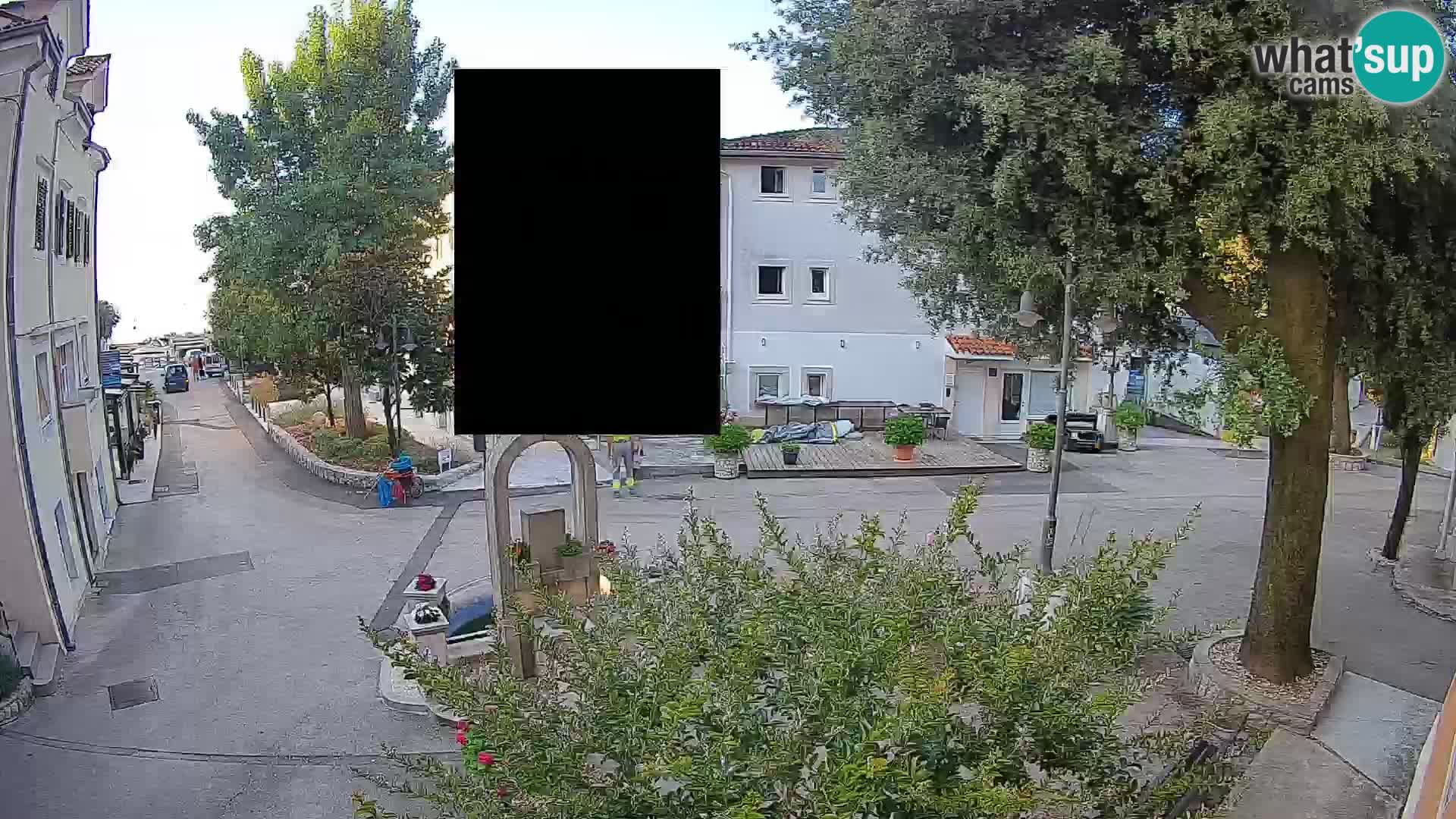 Webcam Mošćenička Draga Center – Live View of the Town Center