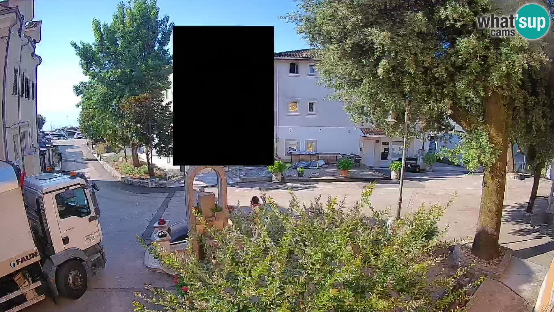 Webcam Centro Draga di Moschiena – Vista live sul centro