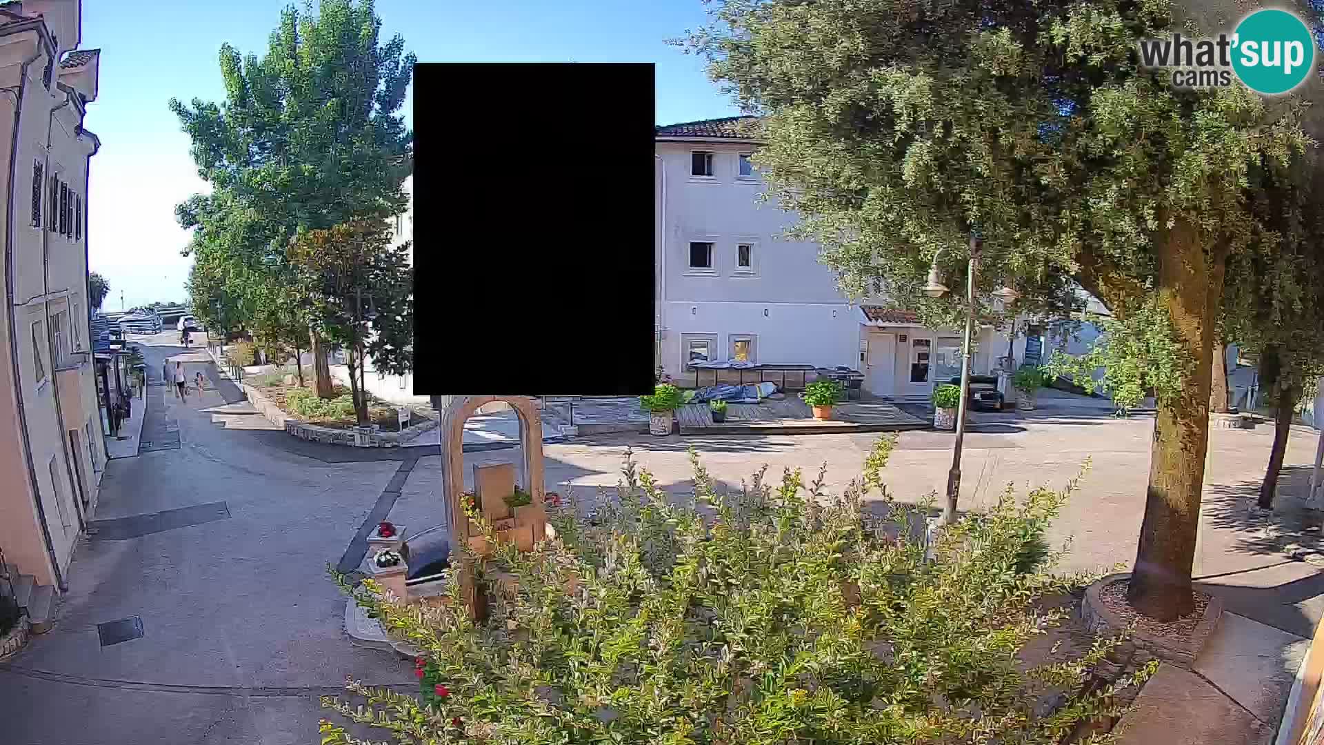 Webcam Centro Draga di Moschiena – Vista live sul centro