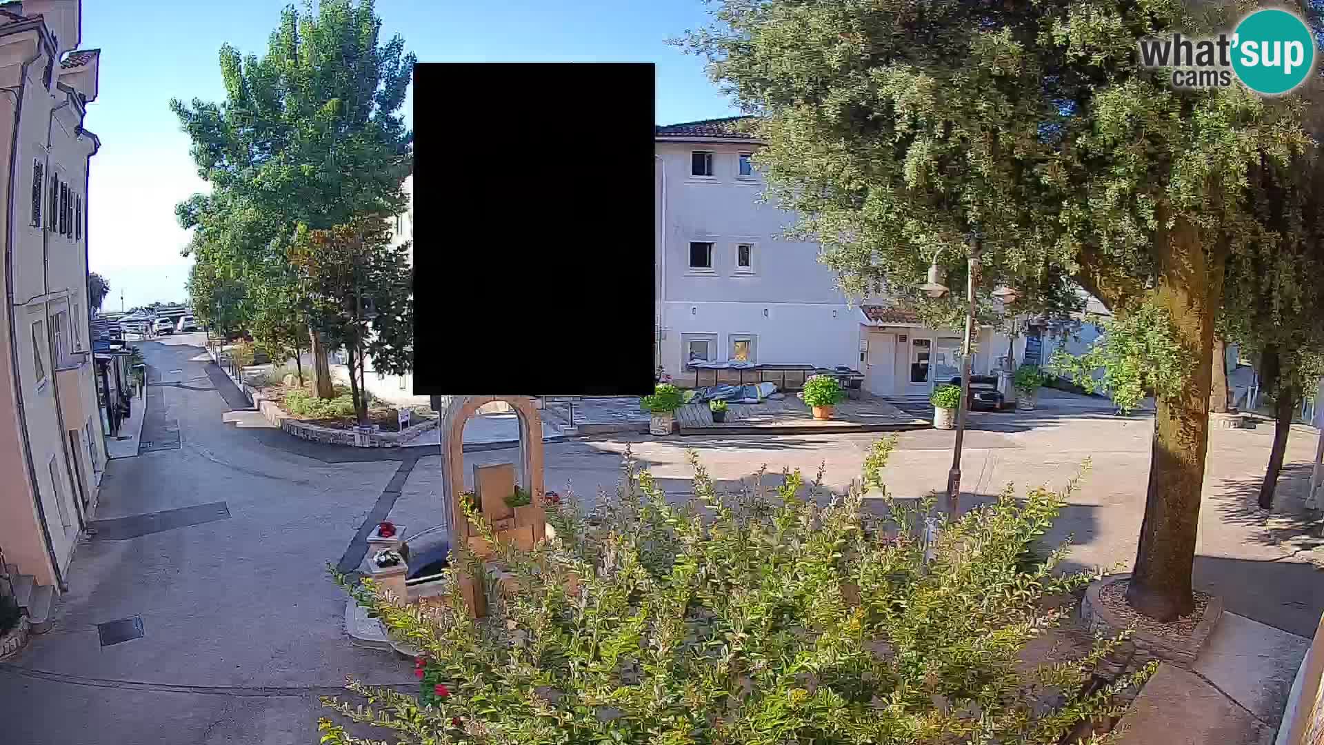 Webcam Mošćenička Draga Zentrum – Liveblick auf das Ortszentrum