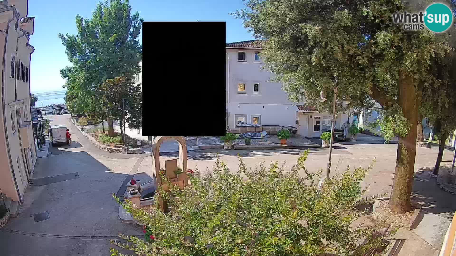 Webcam centre de Mošćenička Draga – Vue en direct du centre-ville