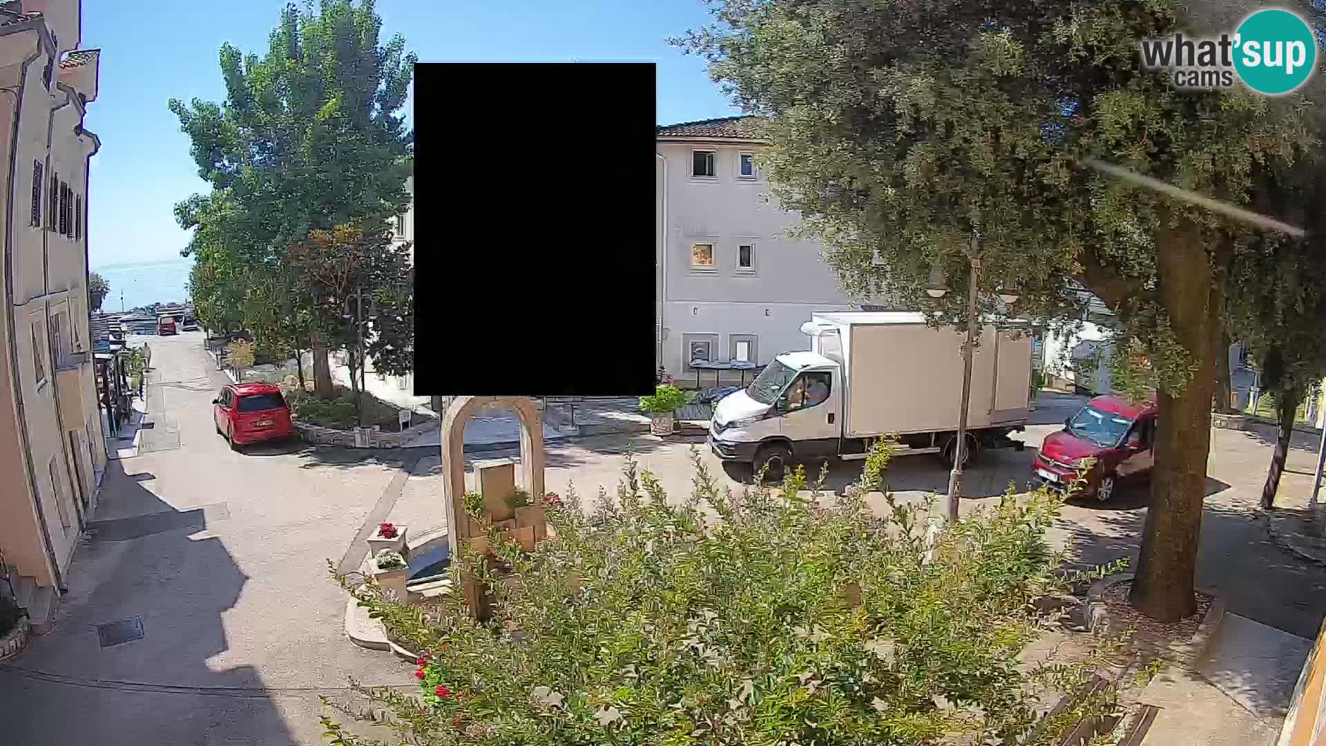 Webcam Mošćenička Draga Zentrum – Liveblick auf das Ortszentrum