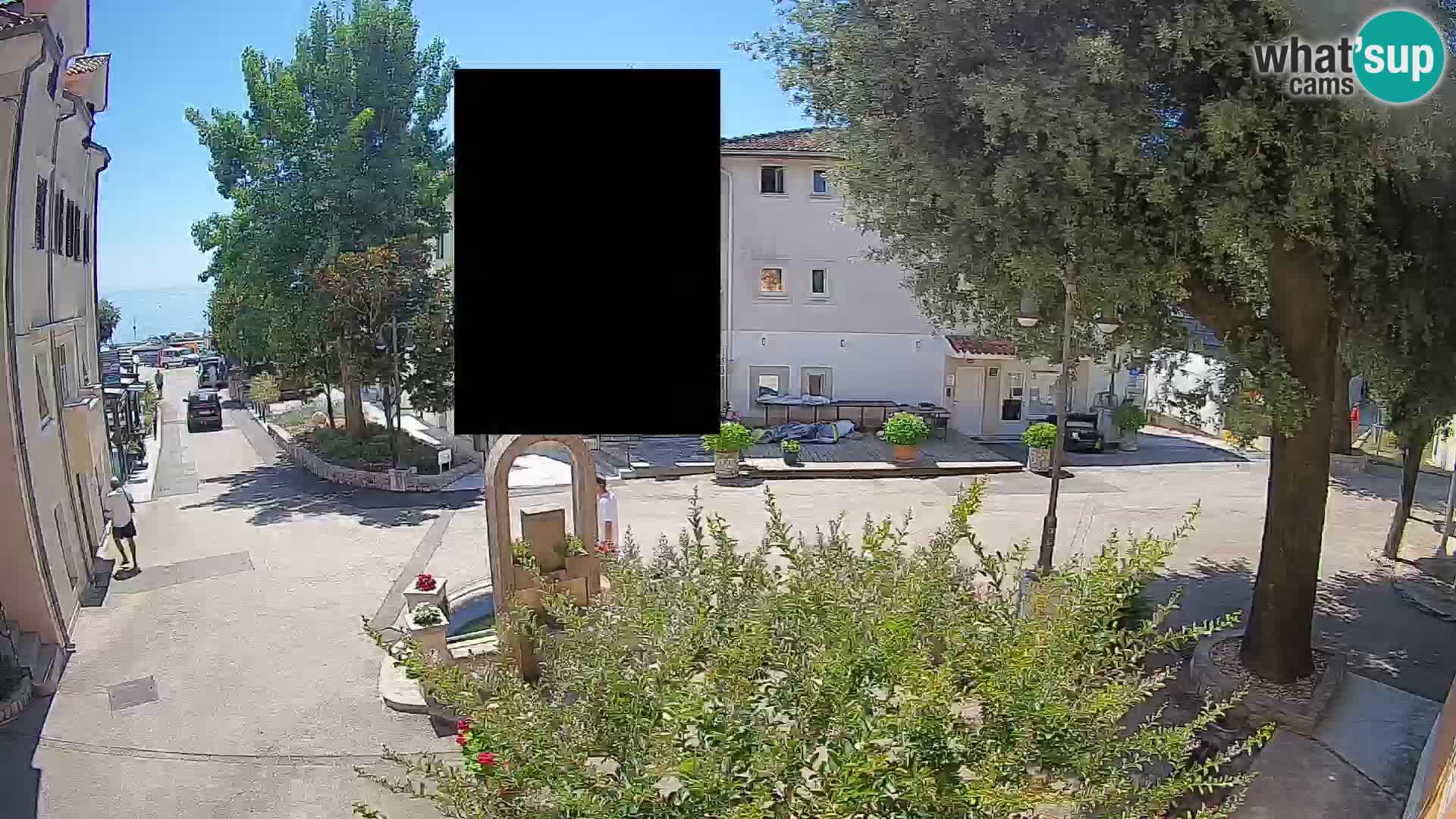 Webcam Centro Draga di Moschiena – Vista live sul centro