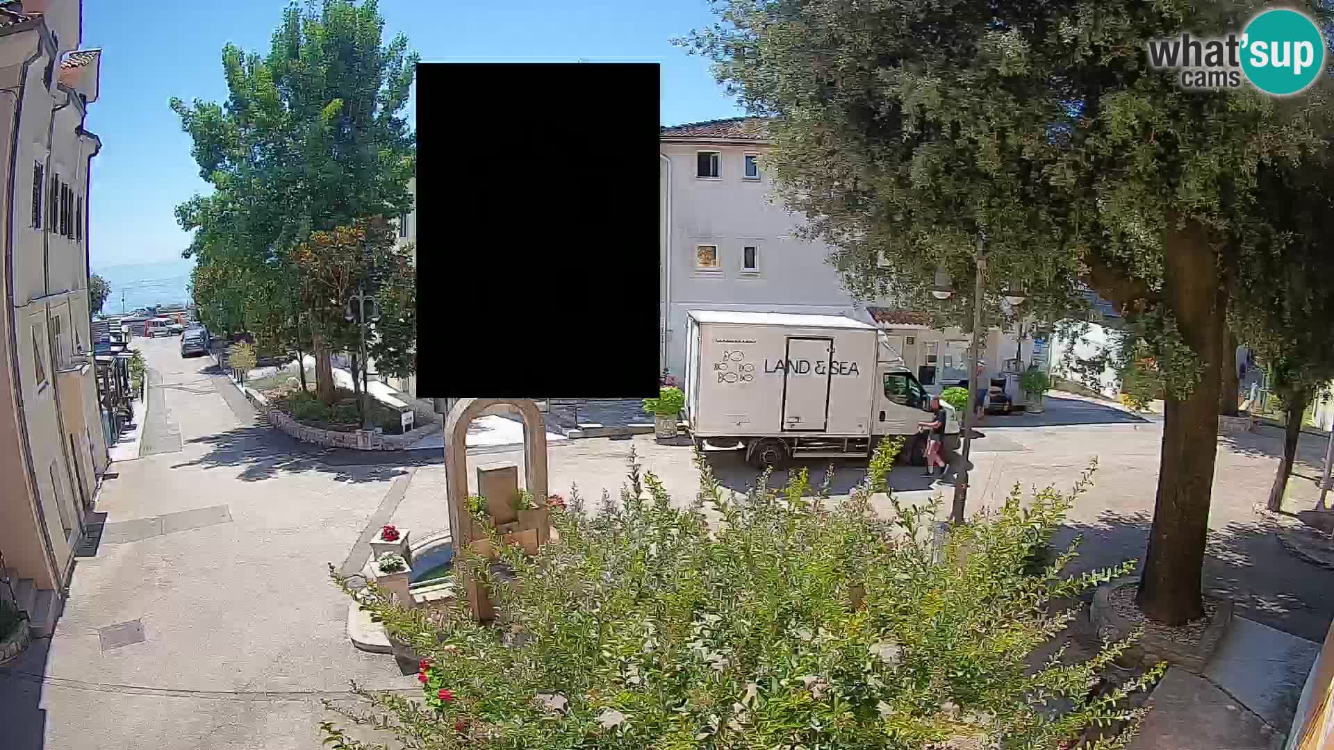 Webcam Mošćenička Draga Zentrum – Liveblick auf das Ortszentrum