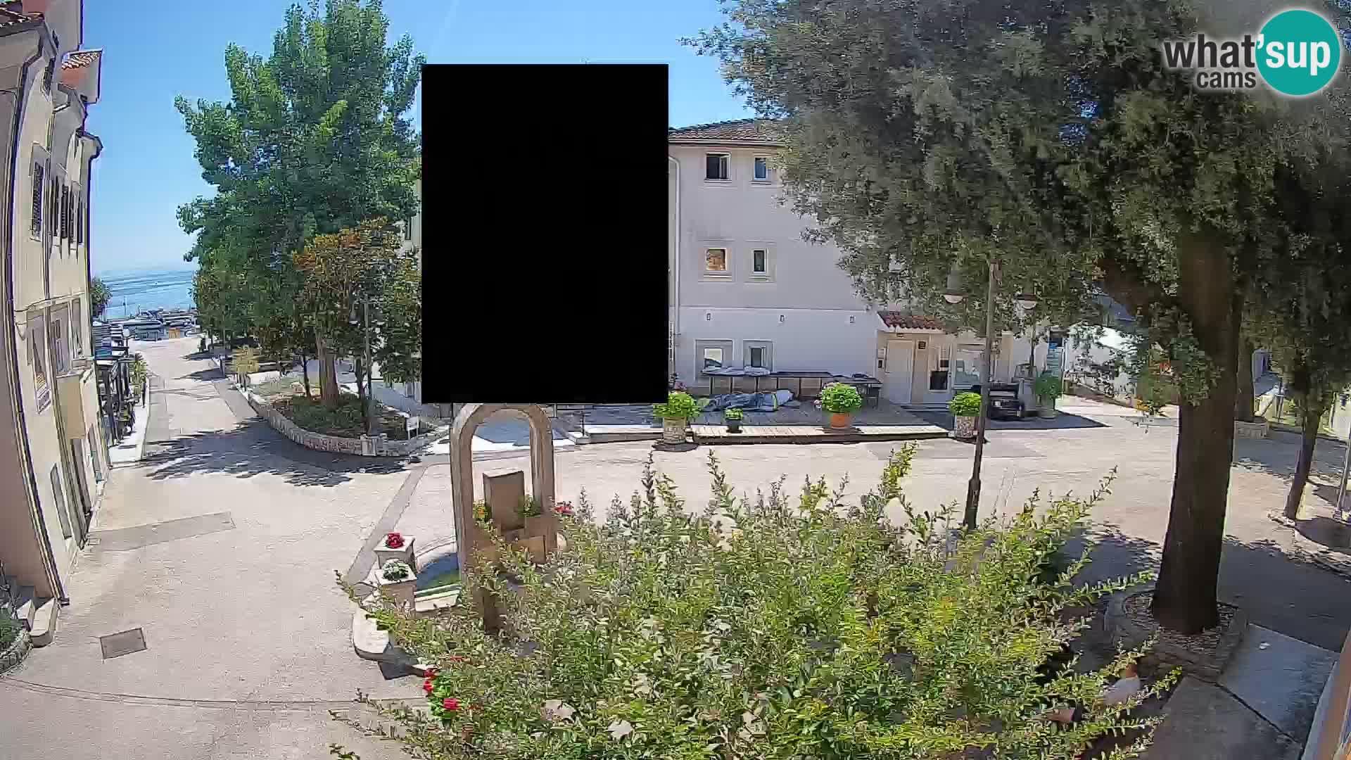Webcam Centre de Mošćenička Draga – Vue en direct du centre-ville