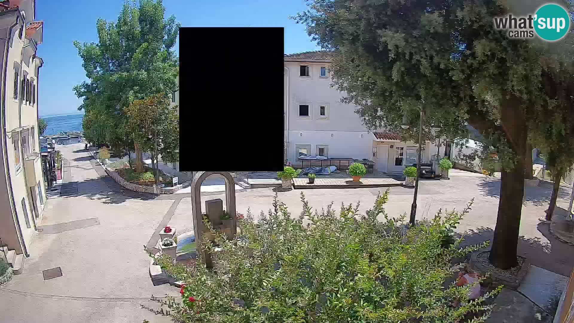 Webcam Mošćenička Draga Zentrum – Liveblick auf das Ortszentrum