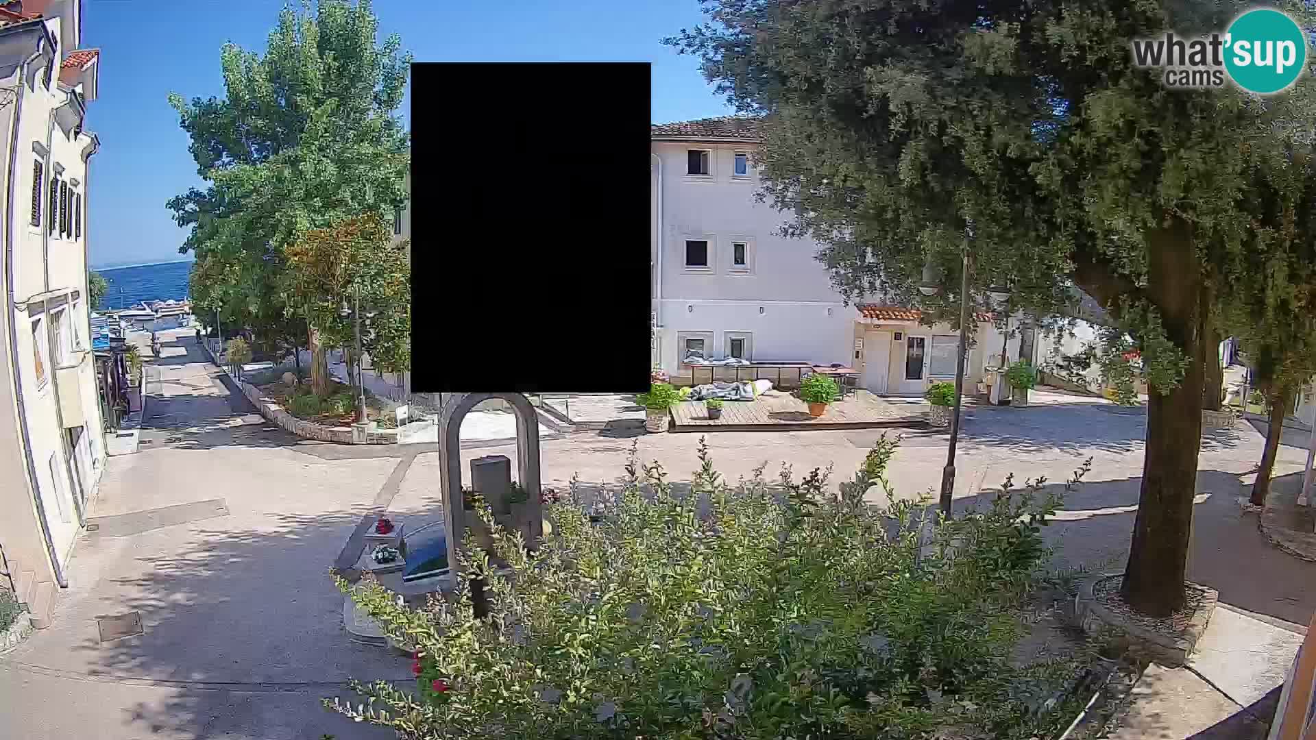 Webcam Mošćenička Draga Zentrum – Liveblick auf das Ortszentrum
