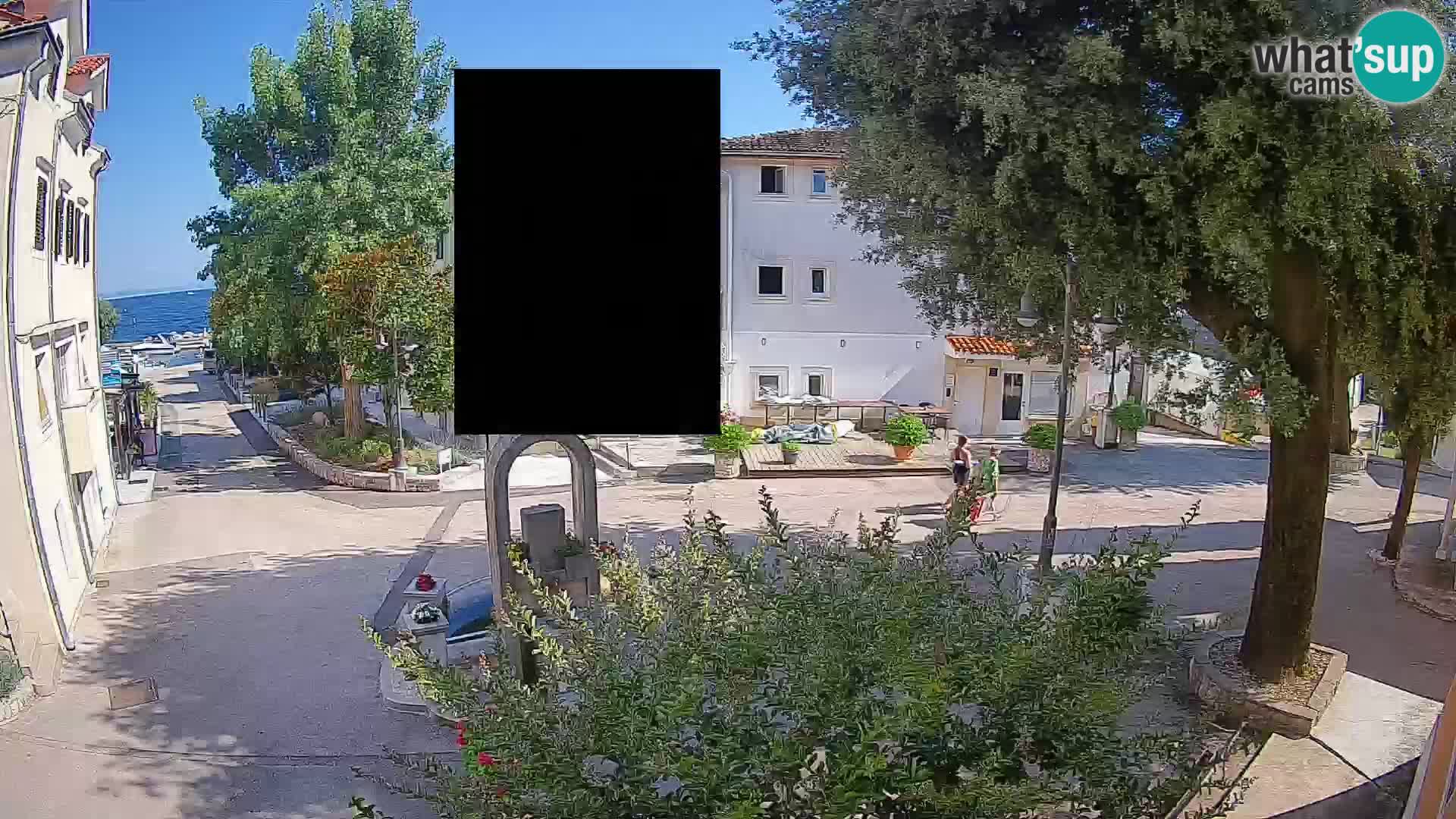 Webcam Mošćenička Draga Zentrum – Liveblick auf das Ortszentrum