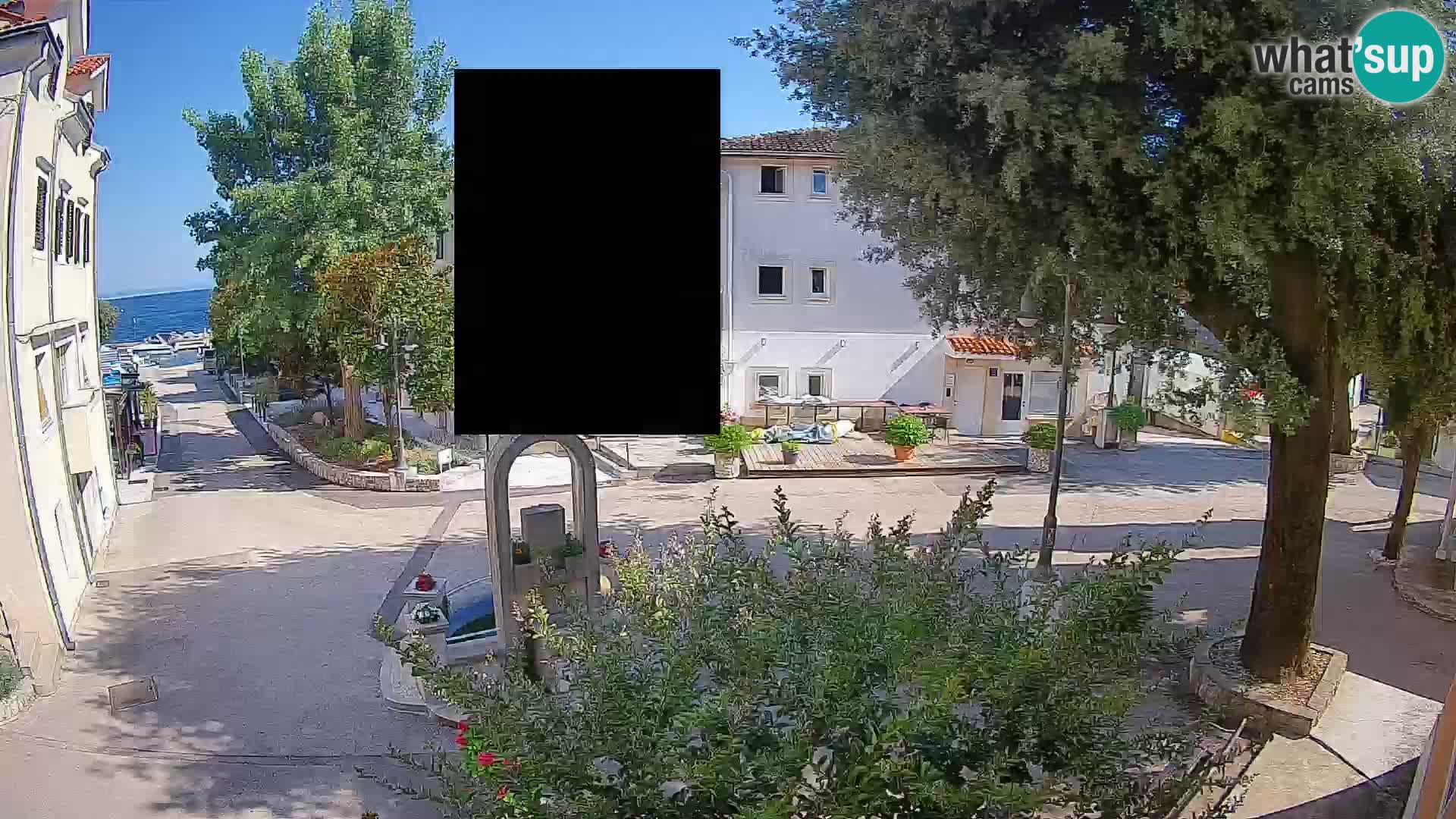 Webcam Mošćenička Draga Zentrum – Liveblick auf das Ortszentrum