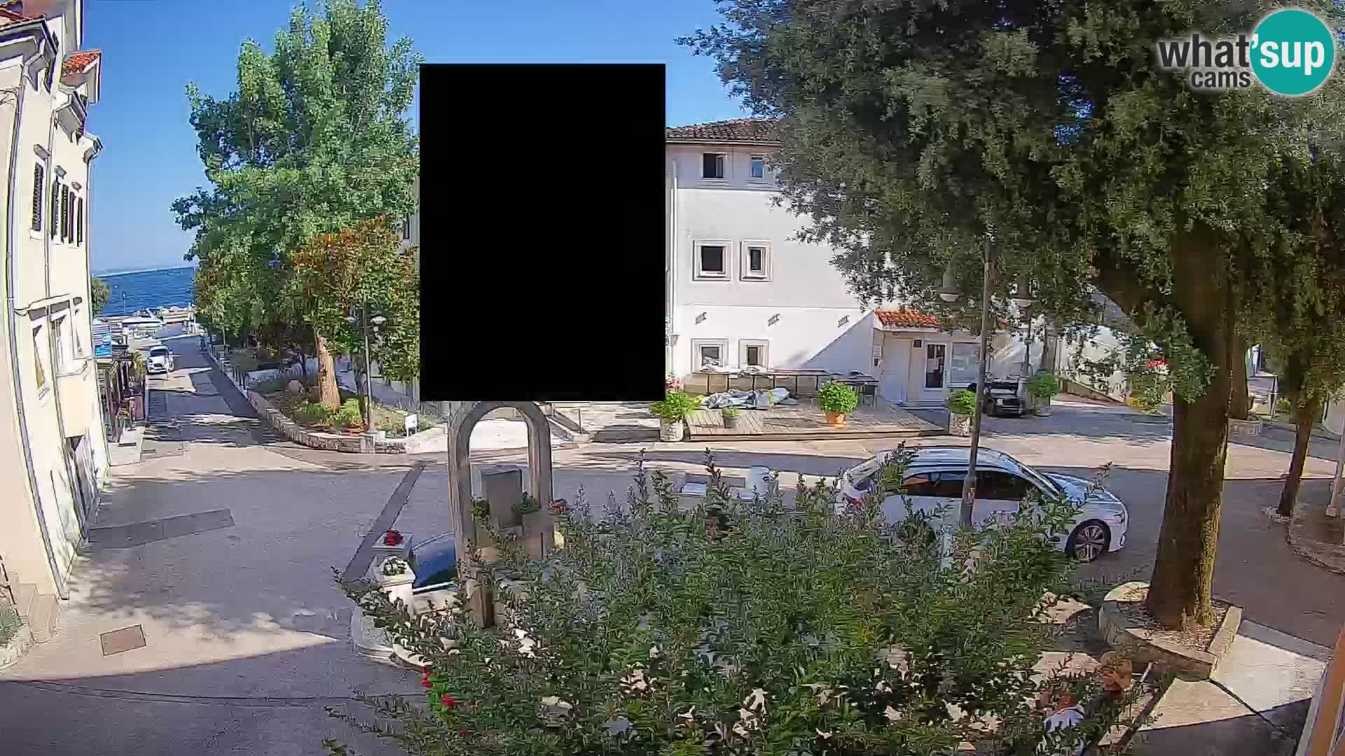 Webcam Mošćenička Draga Center – Live View of the Town Center