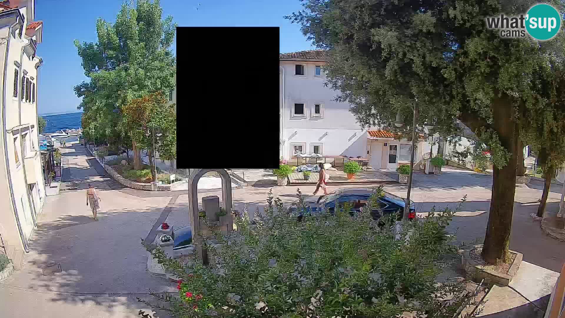 Webcam centre de Mošćenička Draga – Vue en direct du centre-ville