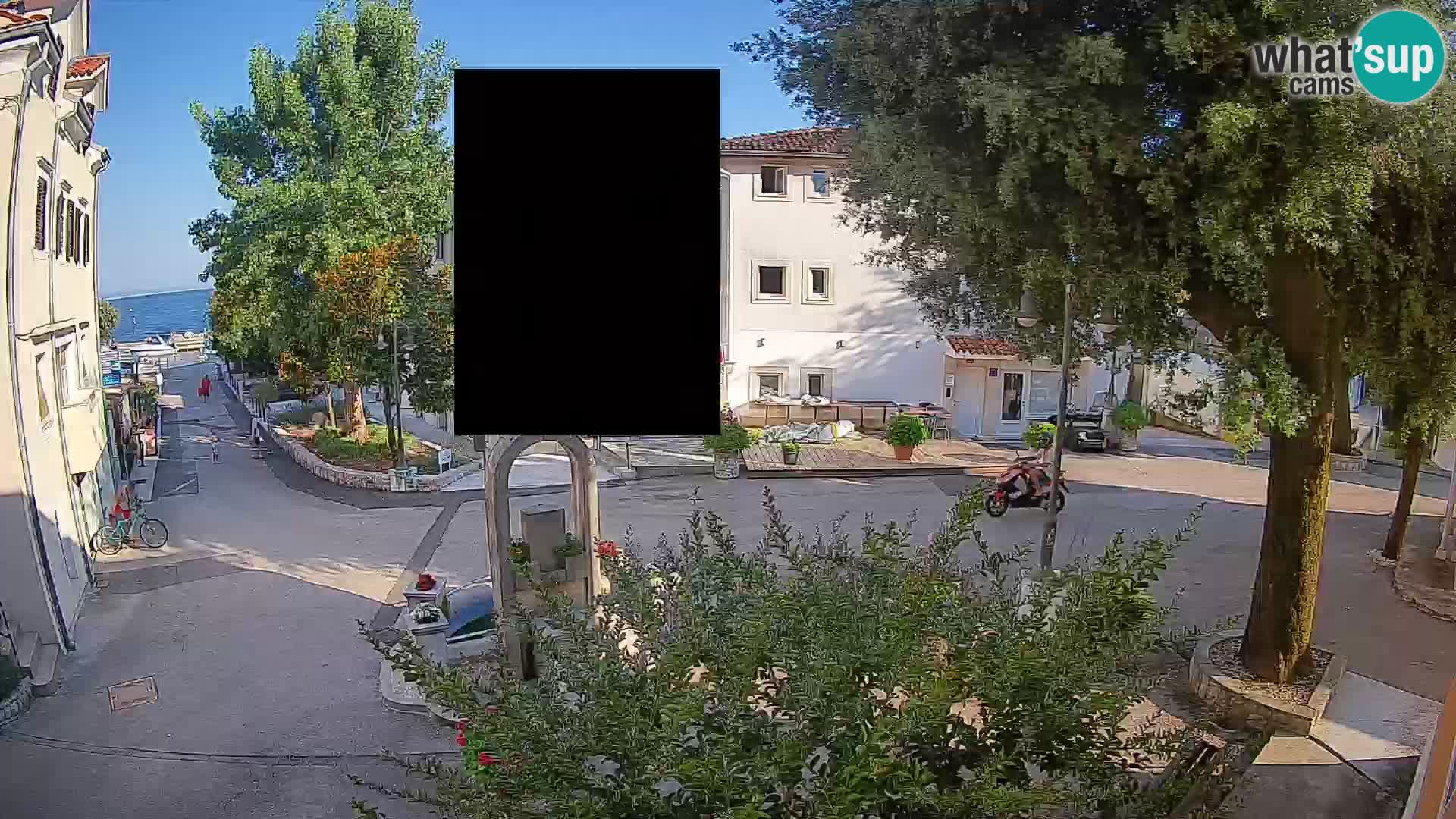 Webcam Mošćenička Draga Zentrum – Liveblick auf das Ortszentrum