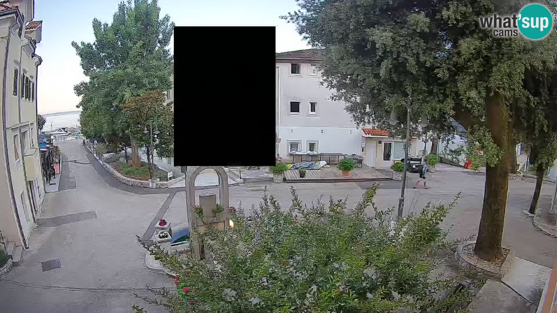 Webcam Centro Draga di Moschiena – Vista live sul centro