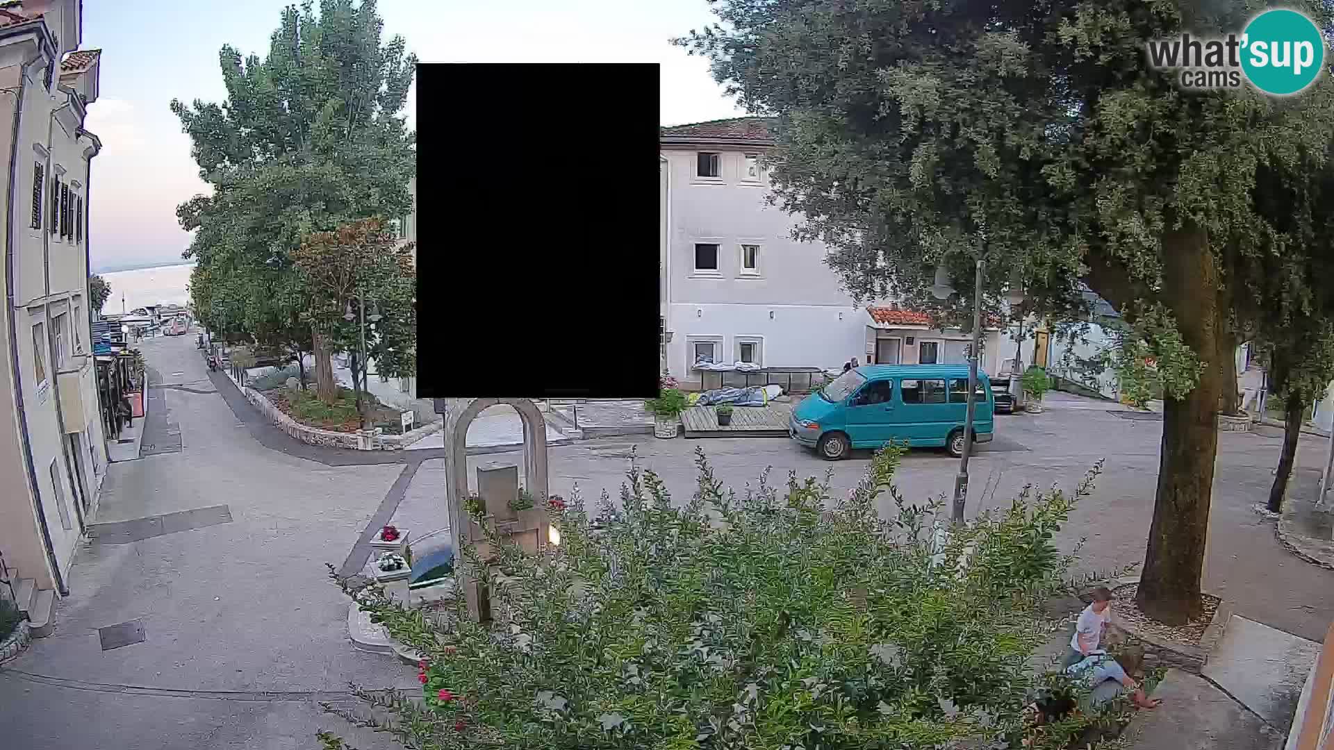Webcam Centre de Mošćenička Draga – Vue en direct du centre-ville