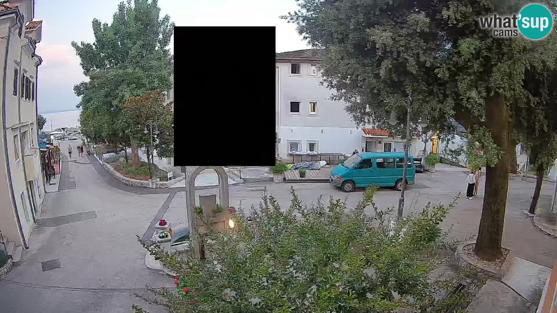 Webcam Centro Draga di Moschiena – Vista live sul centro