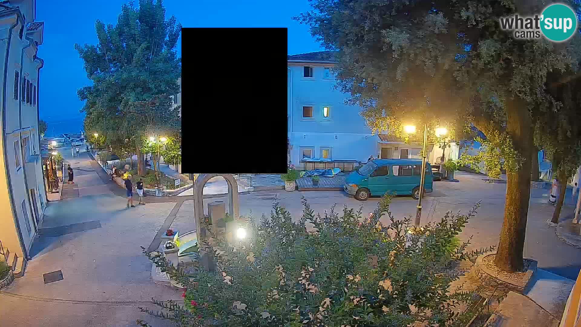 Webcam Mošćenička Draga Center – Live View of the Town Center