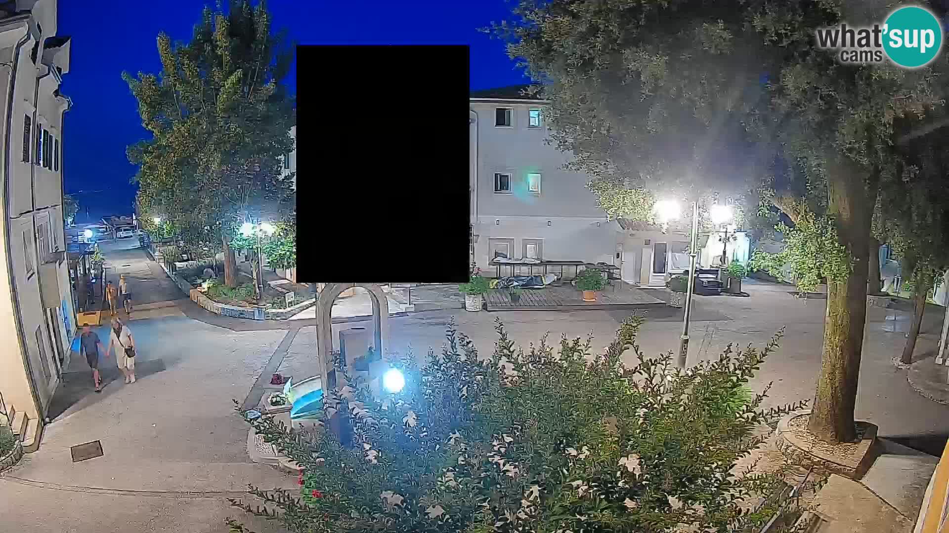 Webcam Mošćenička Draga Center – Live View of the Town Center