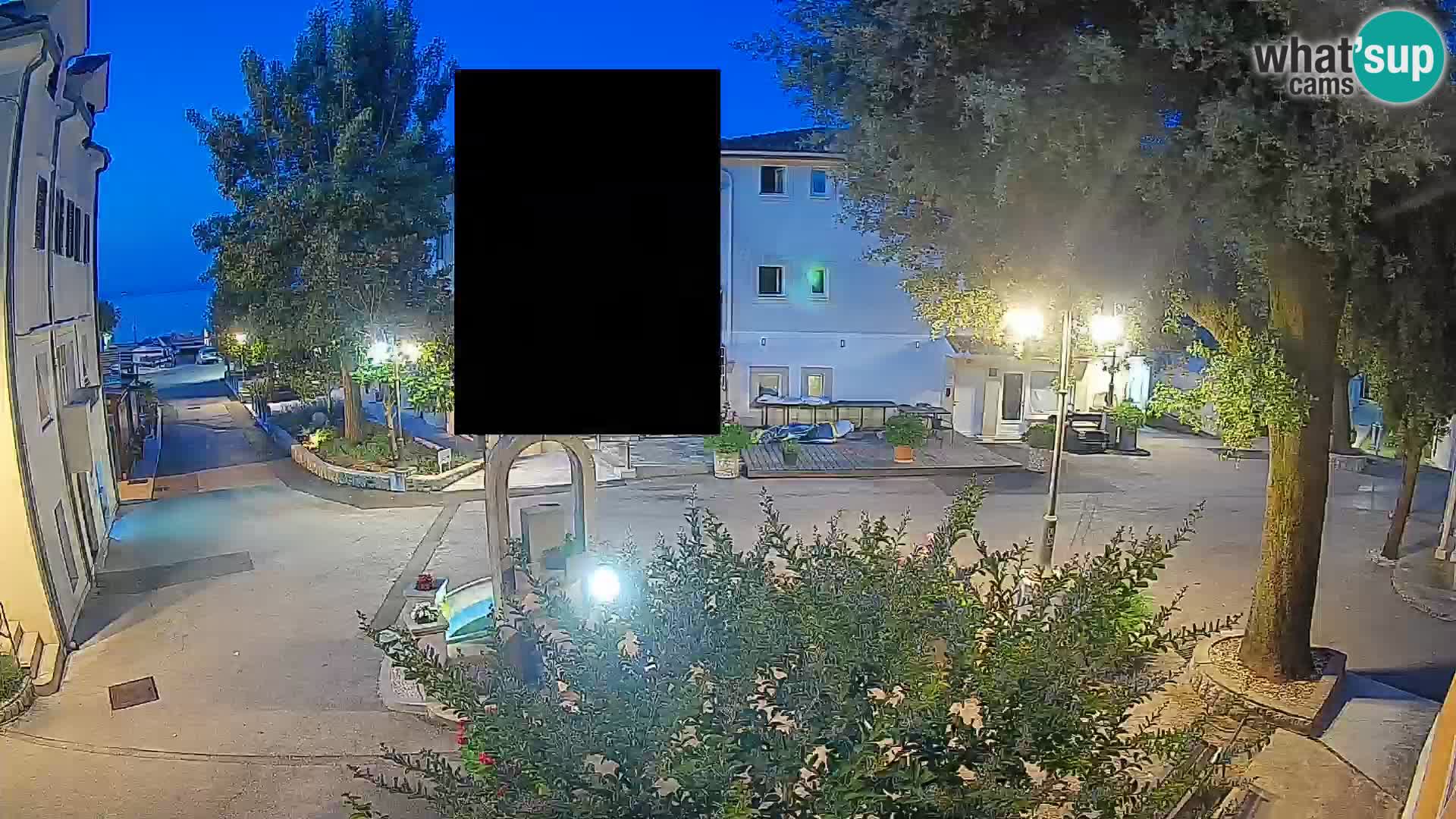 Webcam Mošćenička Draga Center – Live View of the Town Center