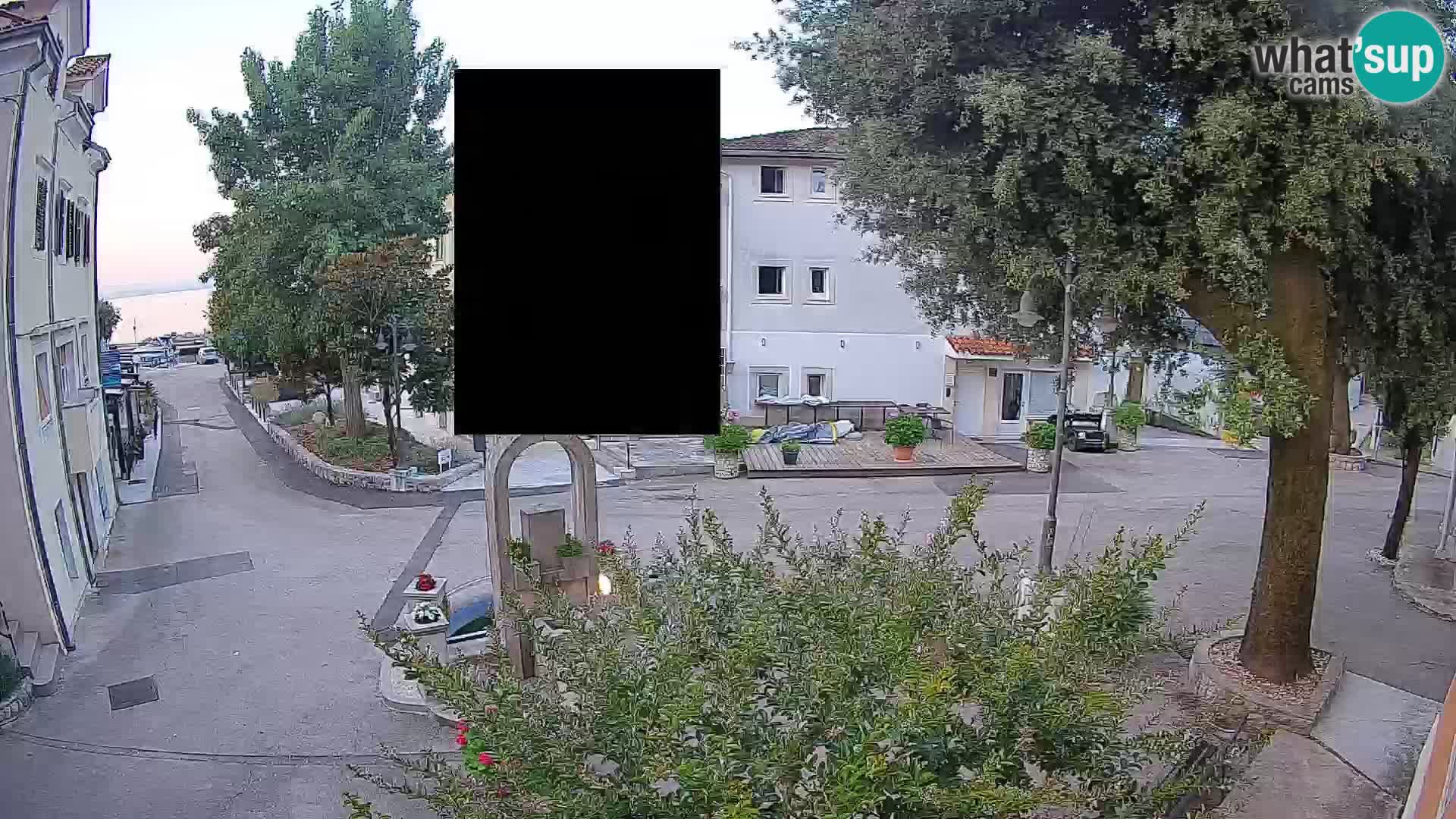 Webcam Centre de Mošćenička Draga – Vue en direct du centre-ville