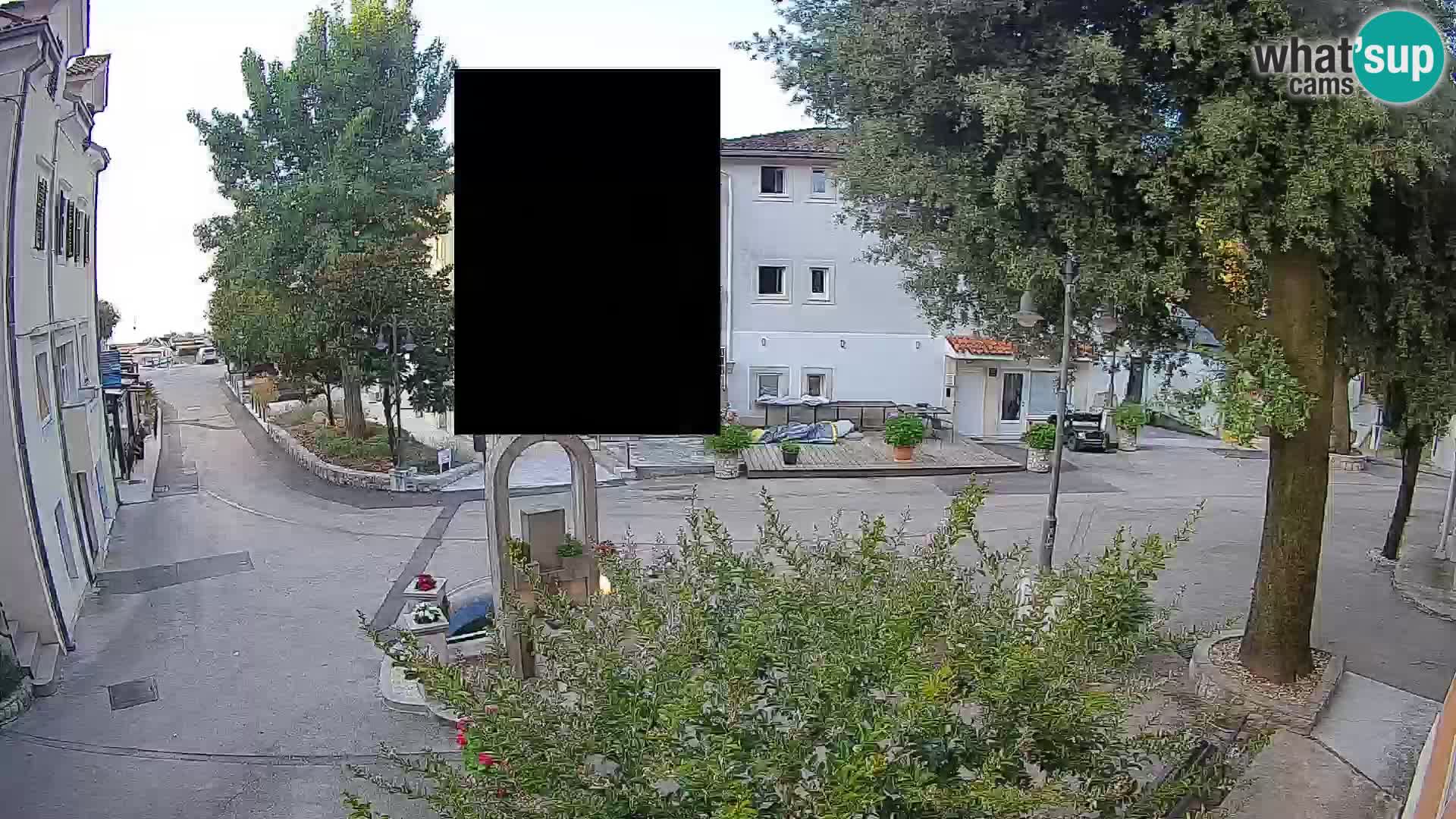 Webcam Mošćenička Draga Center – Live View of the Town Center