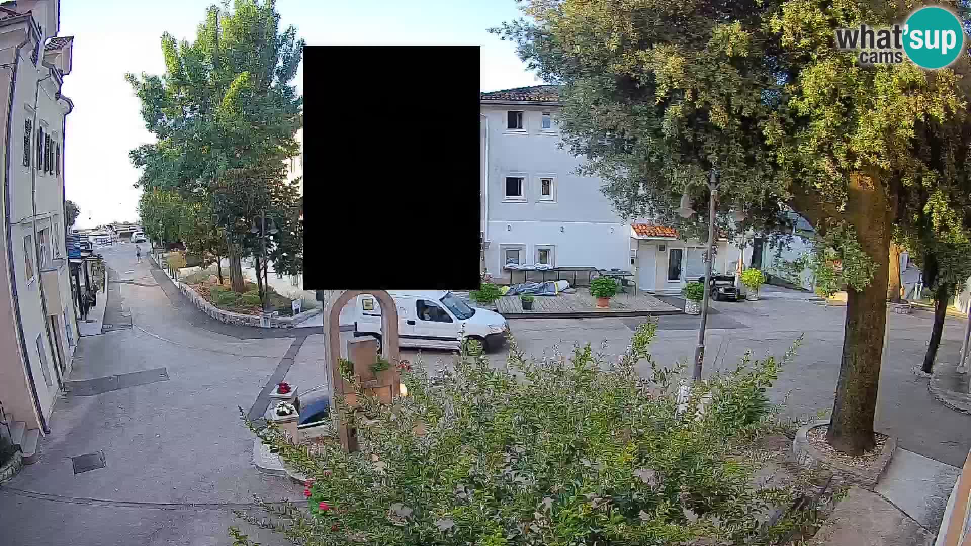 Webcam Centro Draga di Moschiena – Vista live sul centro