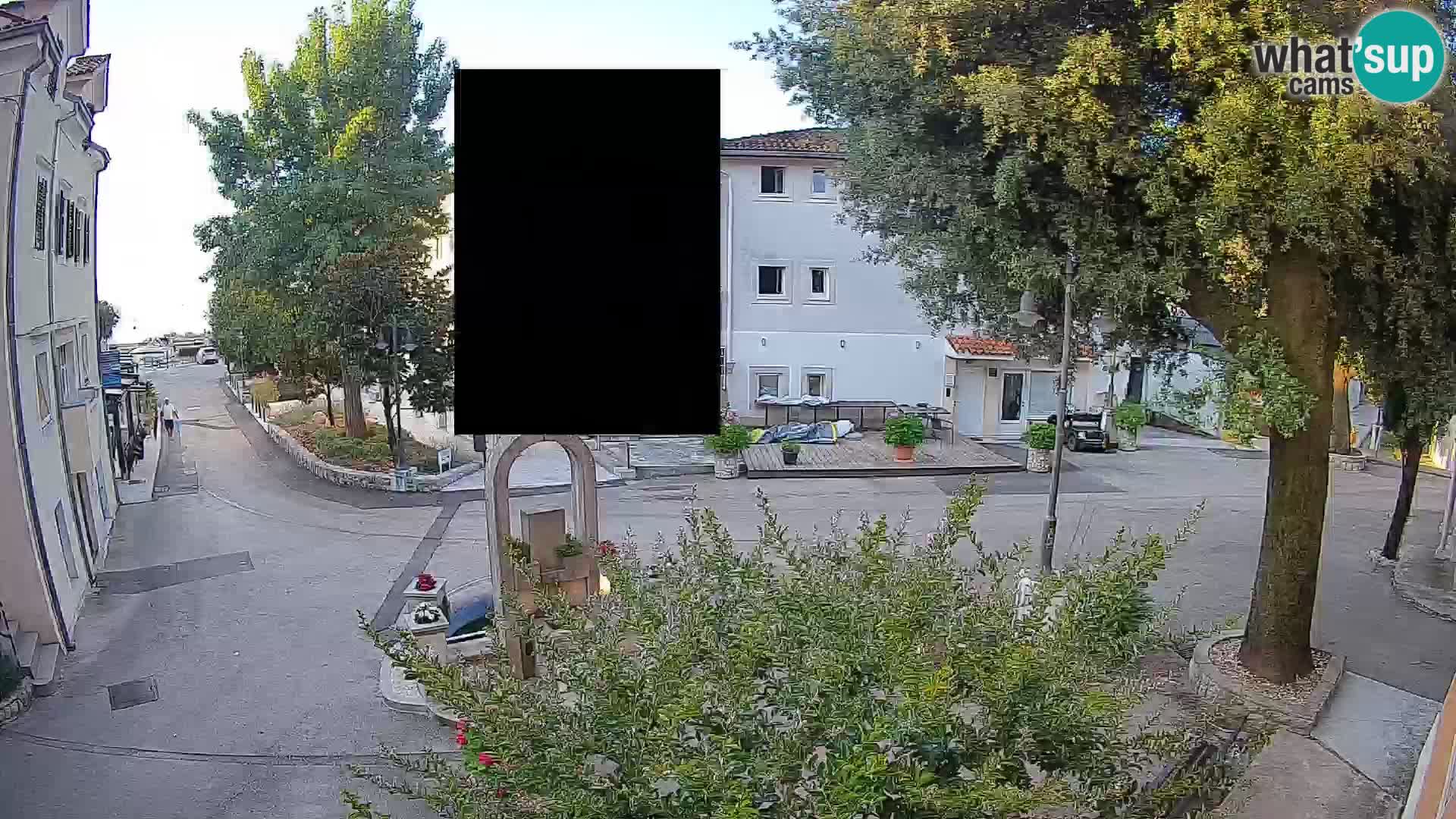 Webcam Centro Draga di Moschiena – Vista live sul centro