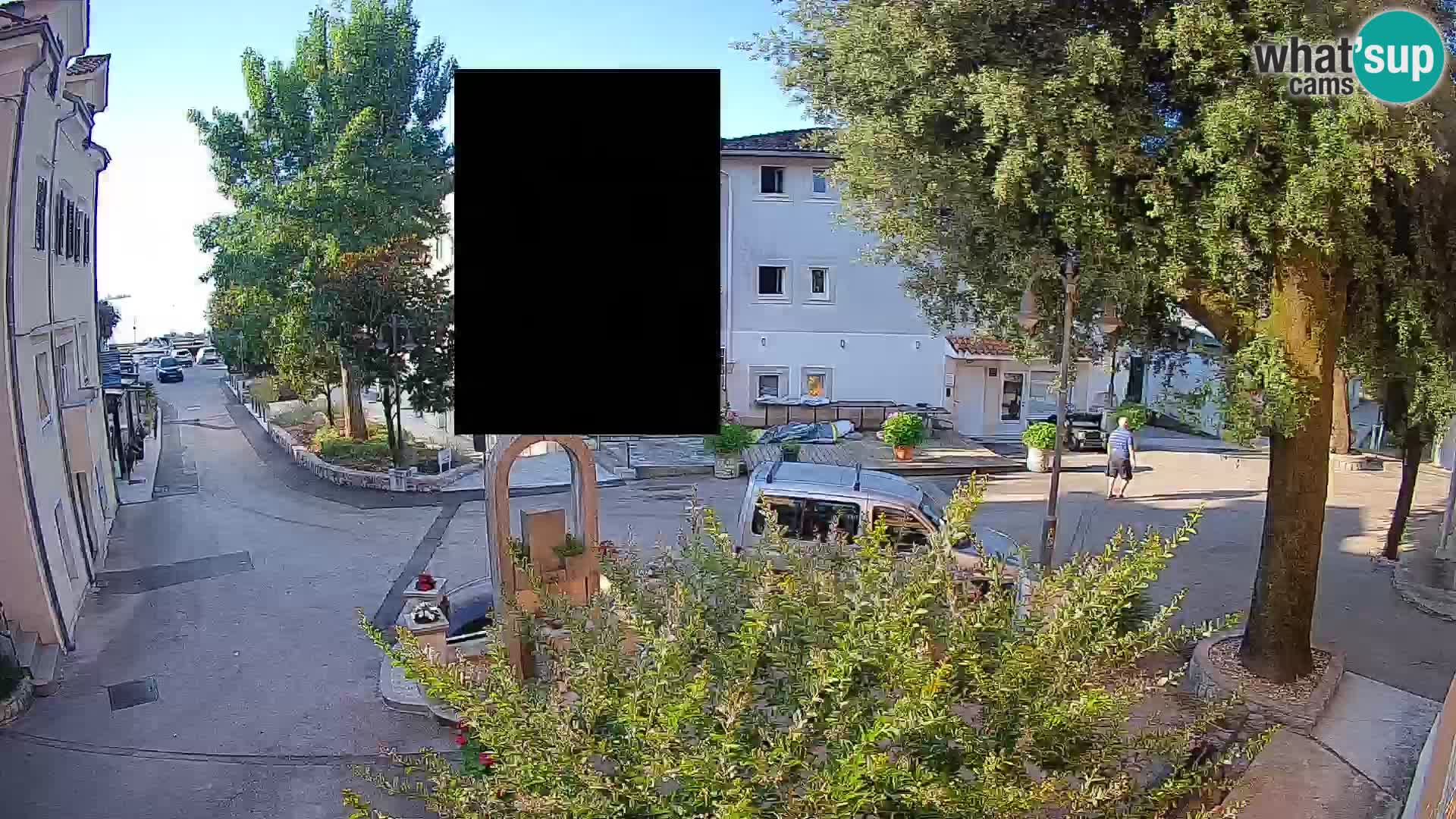 Webcam Centre de Mošćenička Draga – Vue en direct du centre-ville