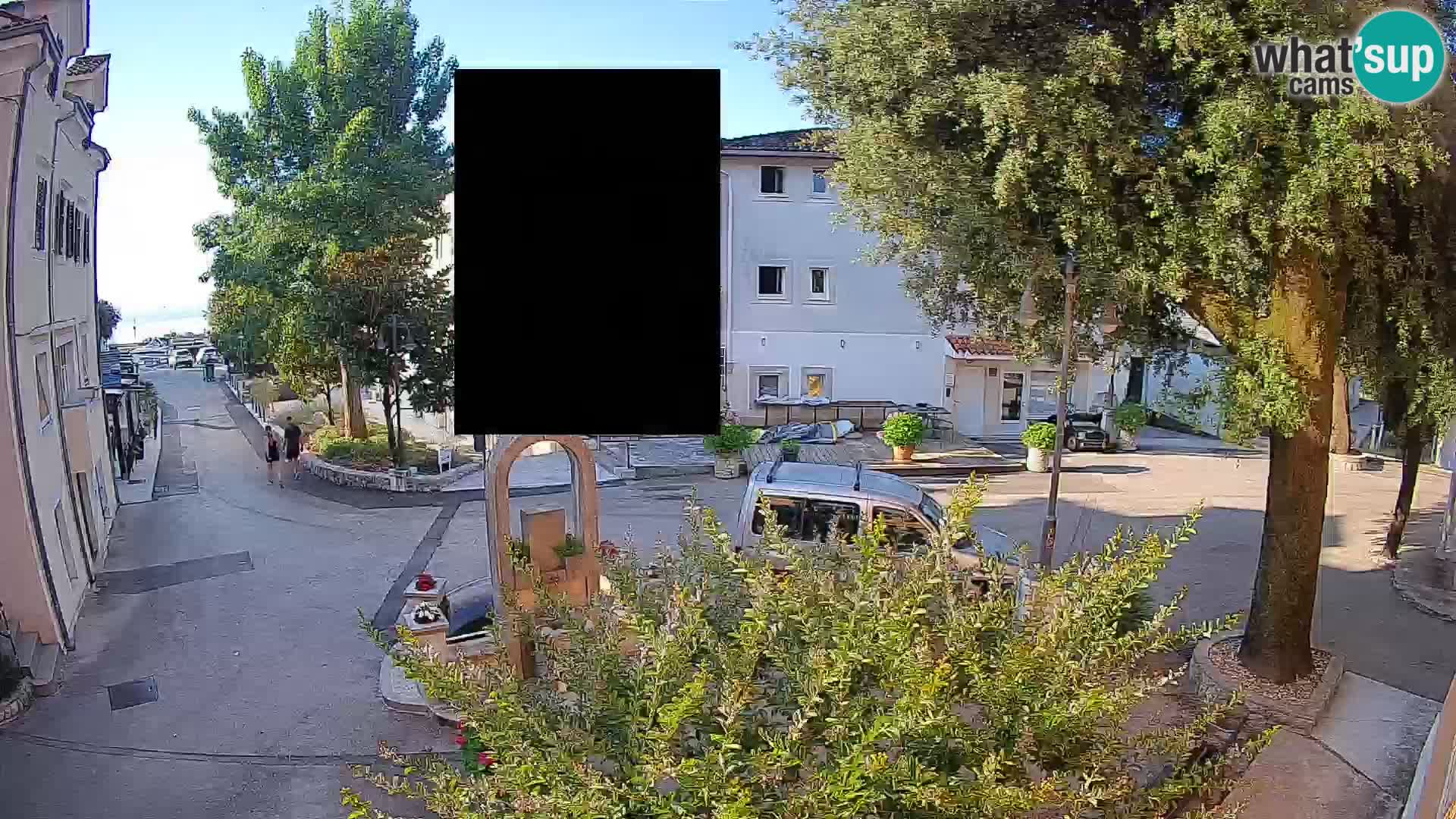 Webcam Mošćenička Draga Zentrum – Liveblick auf das Ortszentrum