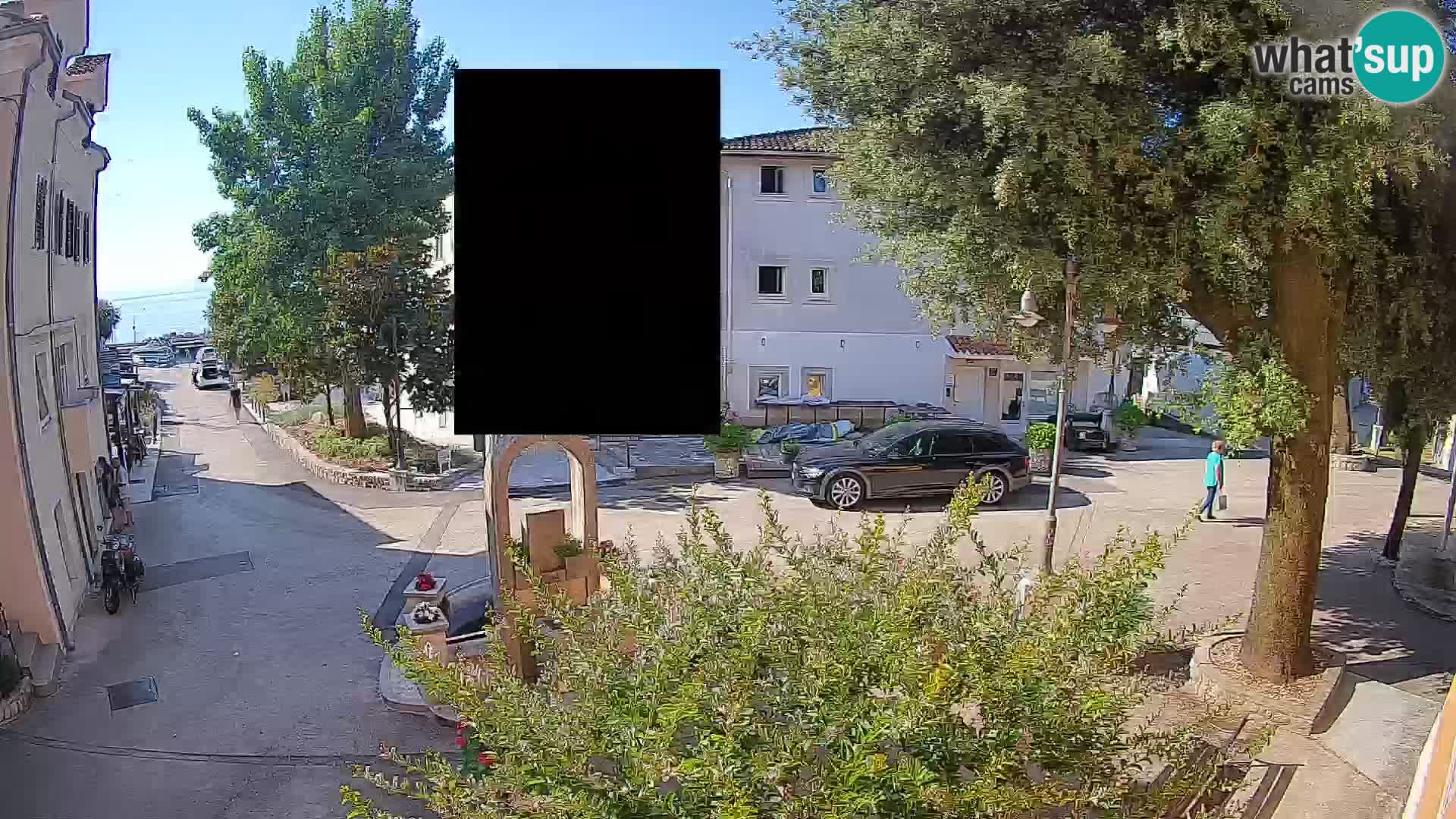 Webcam Mošćenička Draga Zentrum – Liveblick auf das Ortszentrum