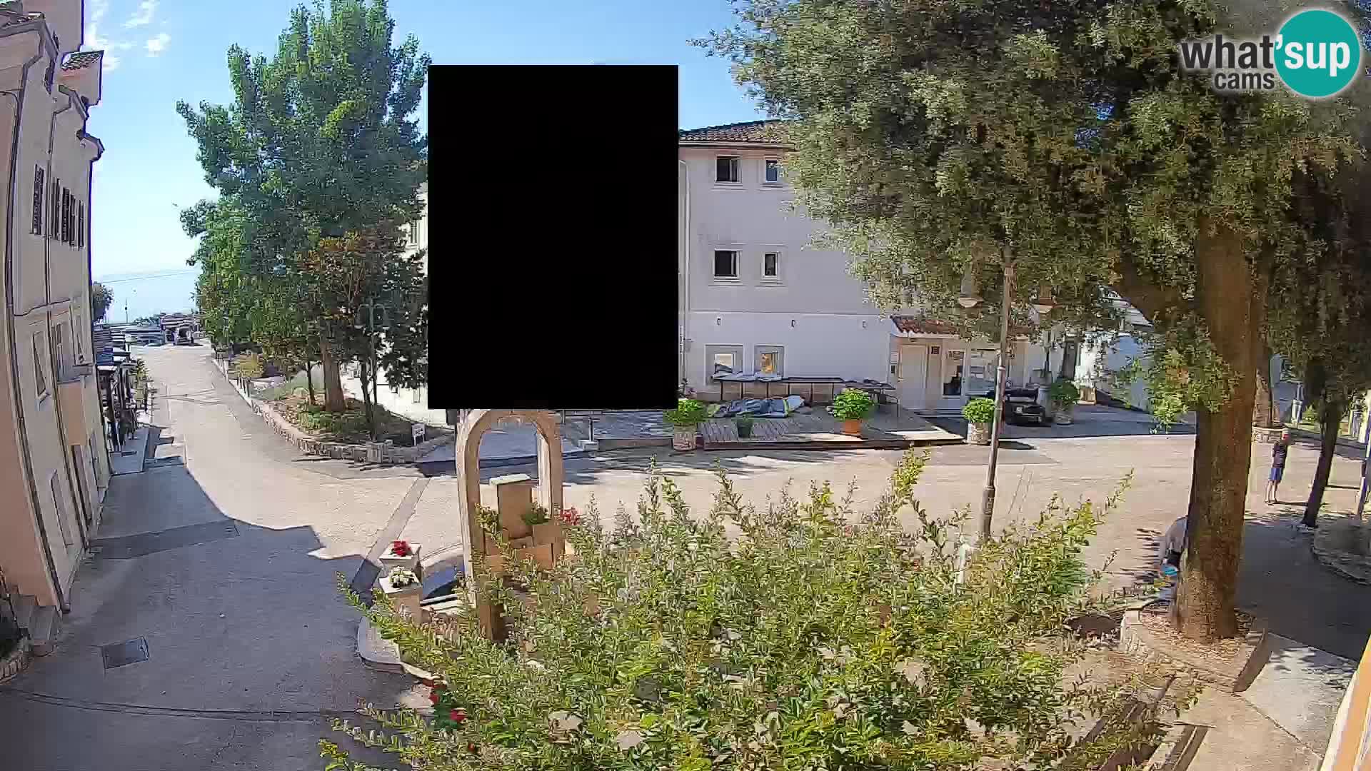 Webcam centre de Mošćenička Draga – Vue en direct du centre-ville