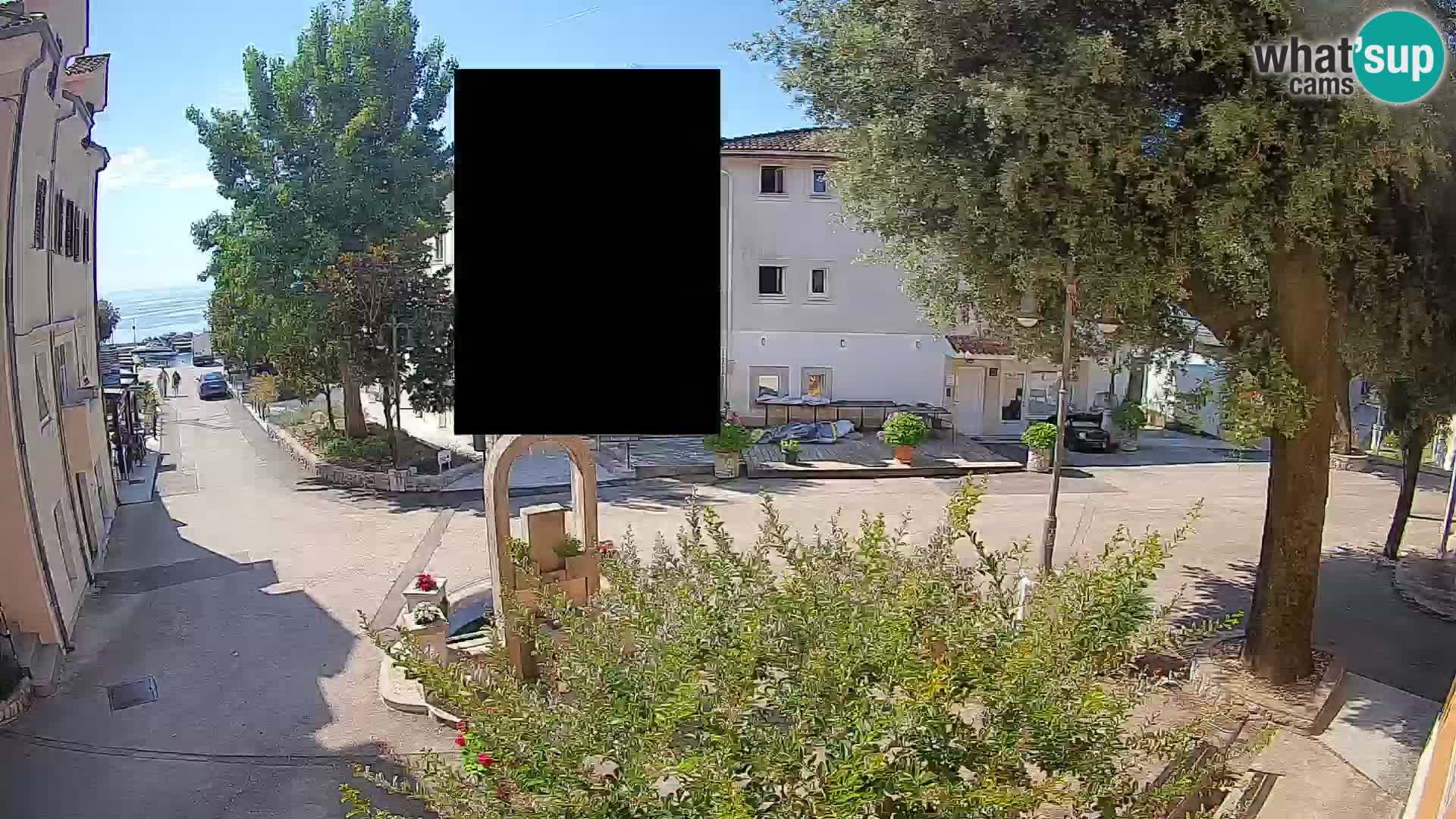 Webcam Centre de Mošćenička Draga – Vue en direct du centre-ville