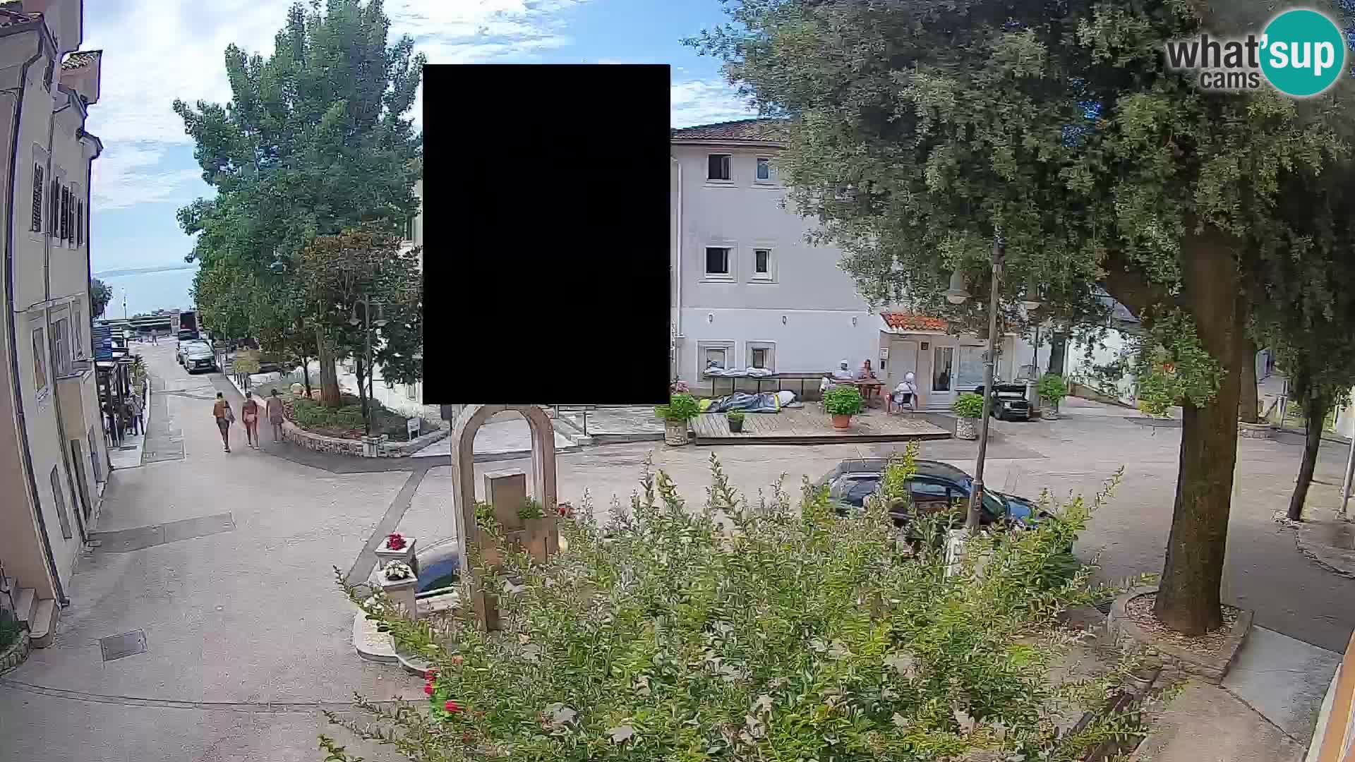Webcam Mošćenička Draga Center – Live View of the Town Center