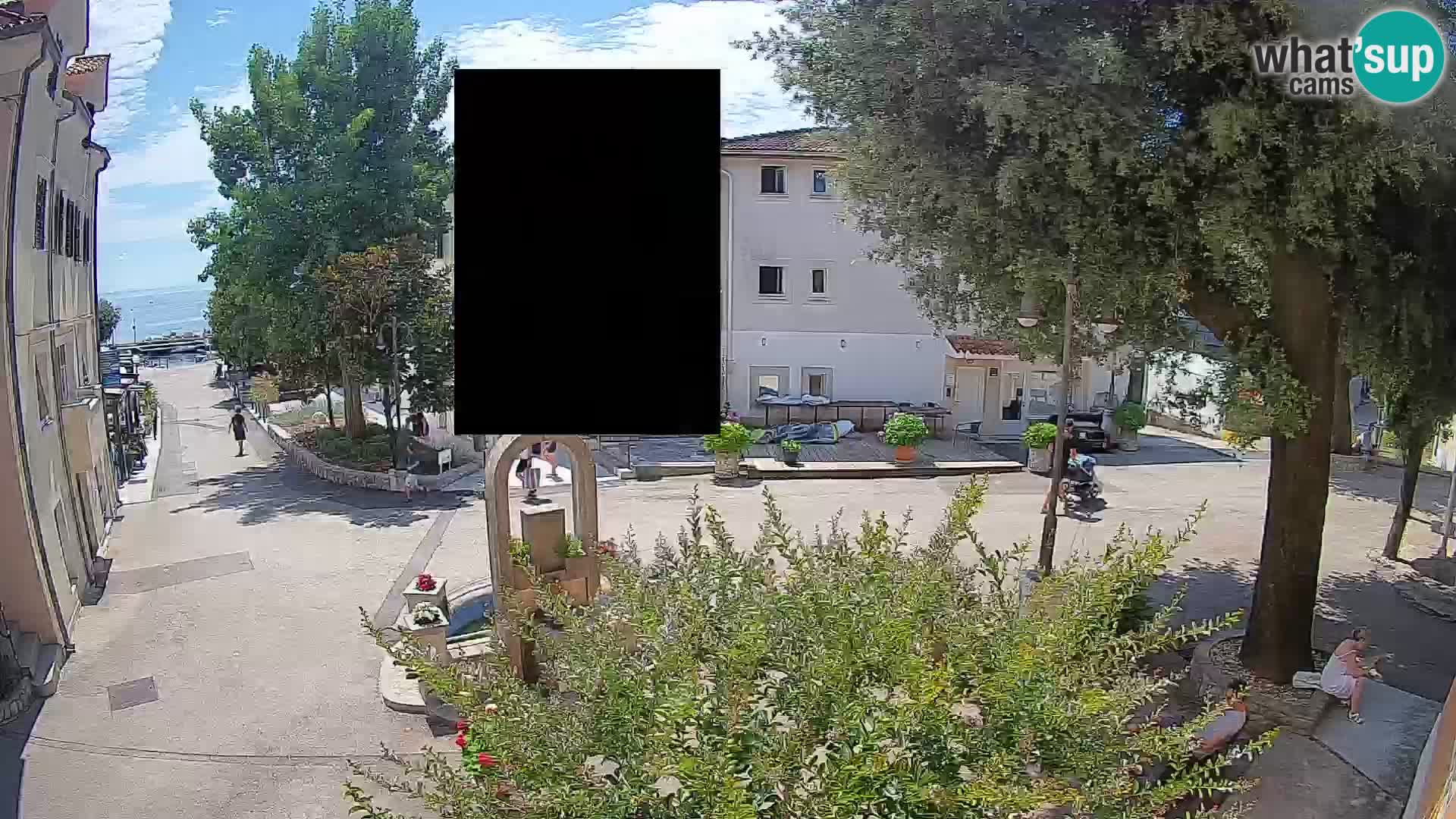 Webcam Mošćenička Draga Zentrum – Liveblick auf das Ortszentrum