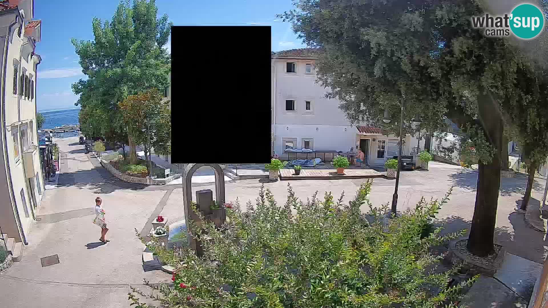 Webcam Mošćenička Draga Zentrum – Liveblick auf das Ortszentrum